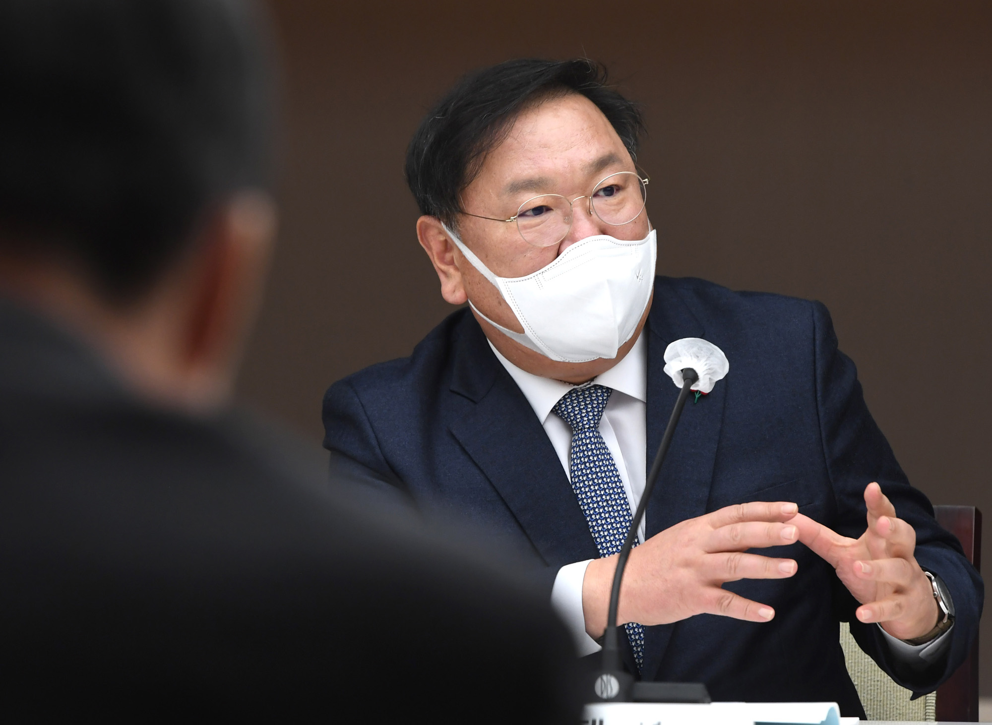 정치;국회;더불어민주당규제혁신추진단;대한상의;박용만회장;김태년 원내대표