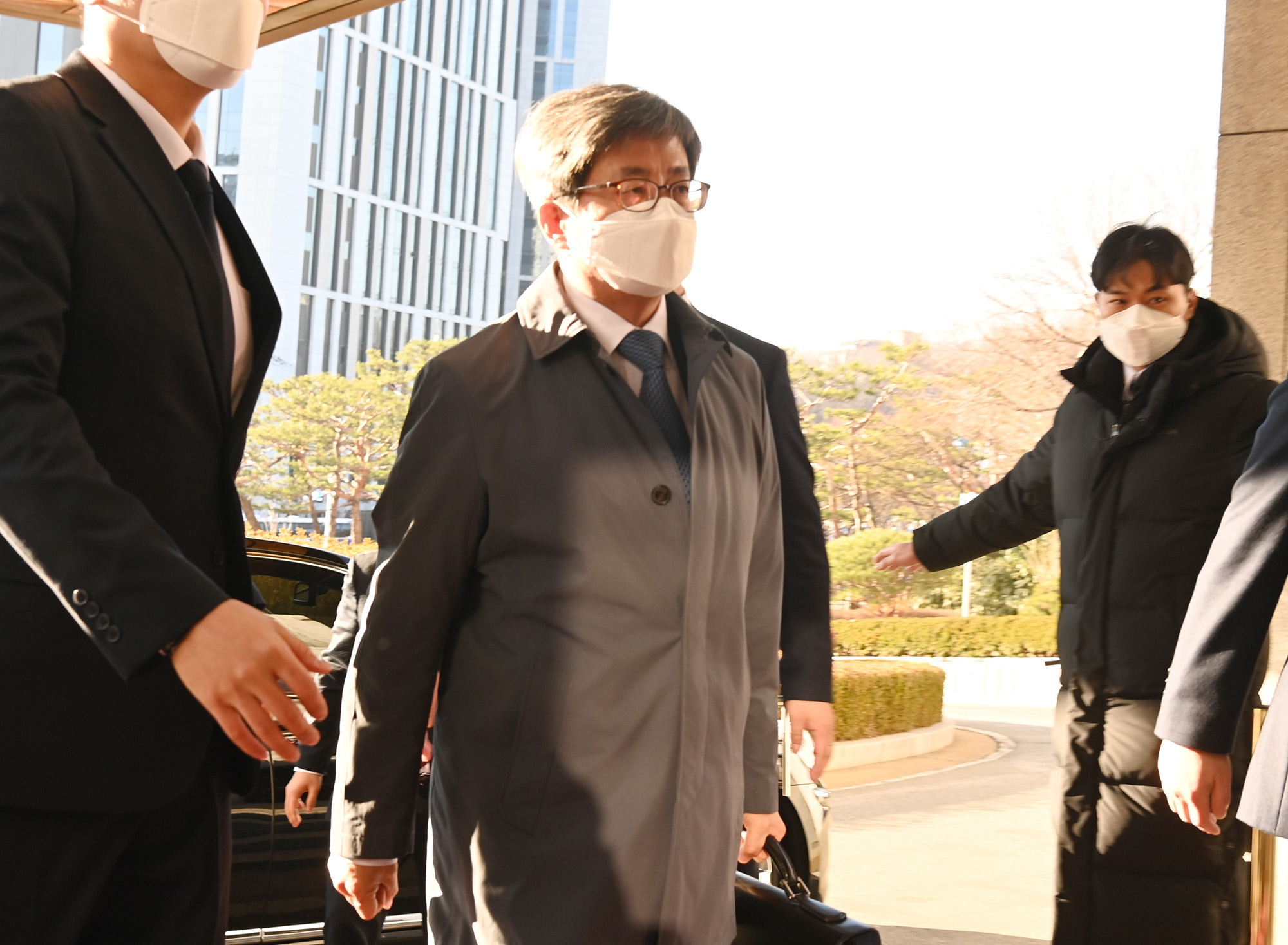 김명수 대법원장 출근