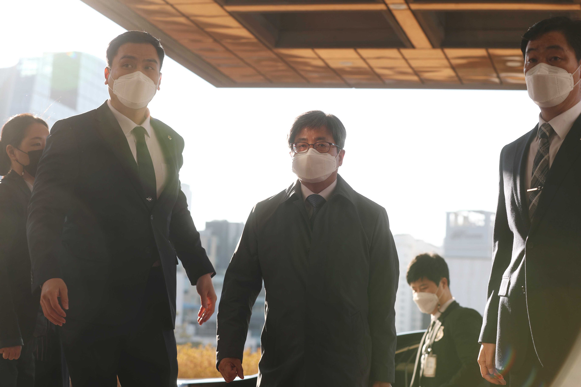 김명수 대법원장 출근