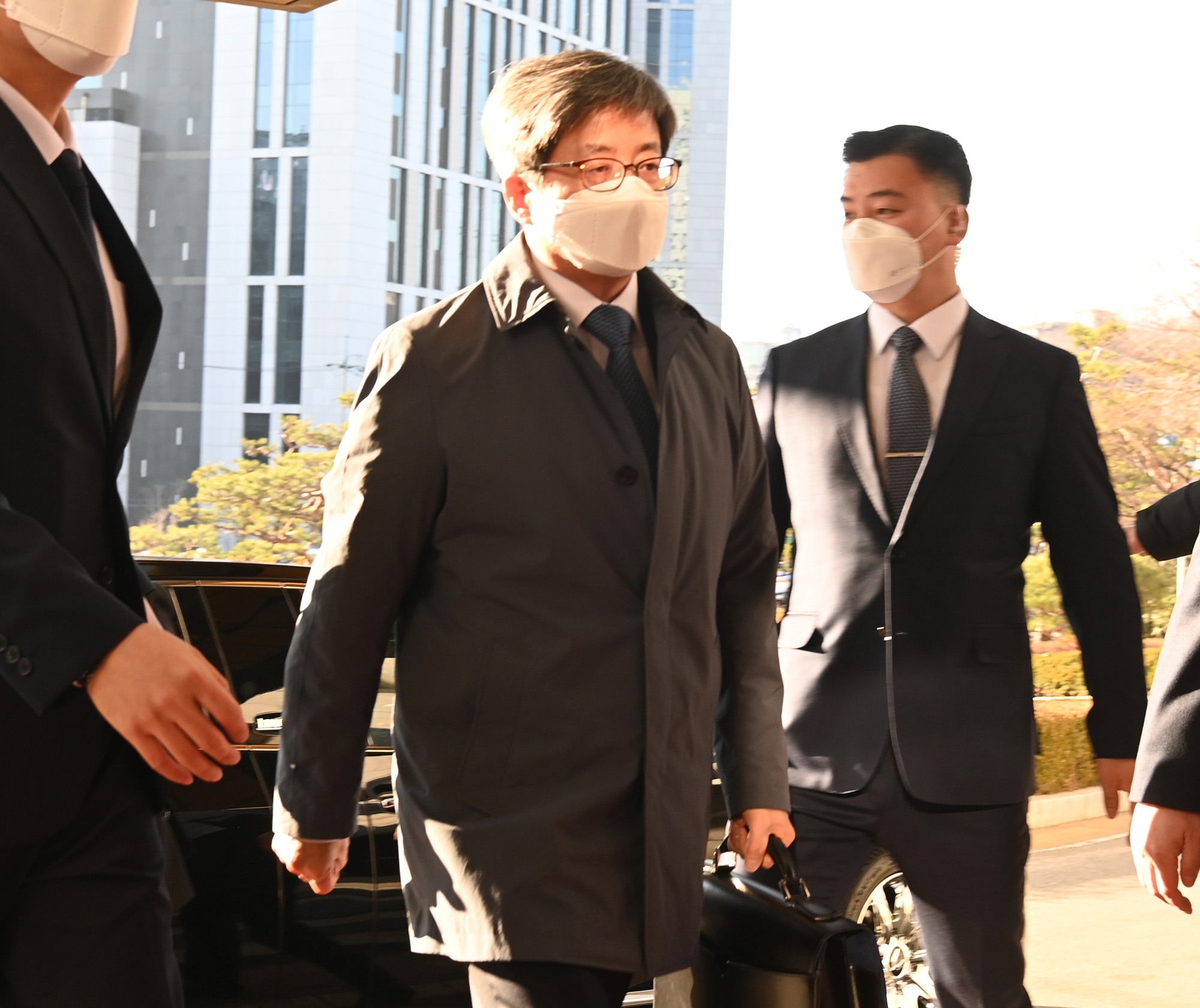 김명수 대법원장 출근