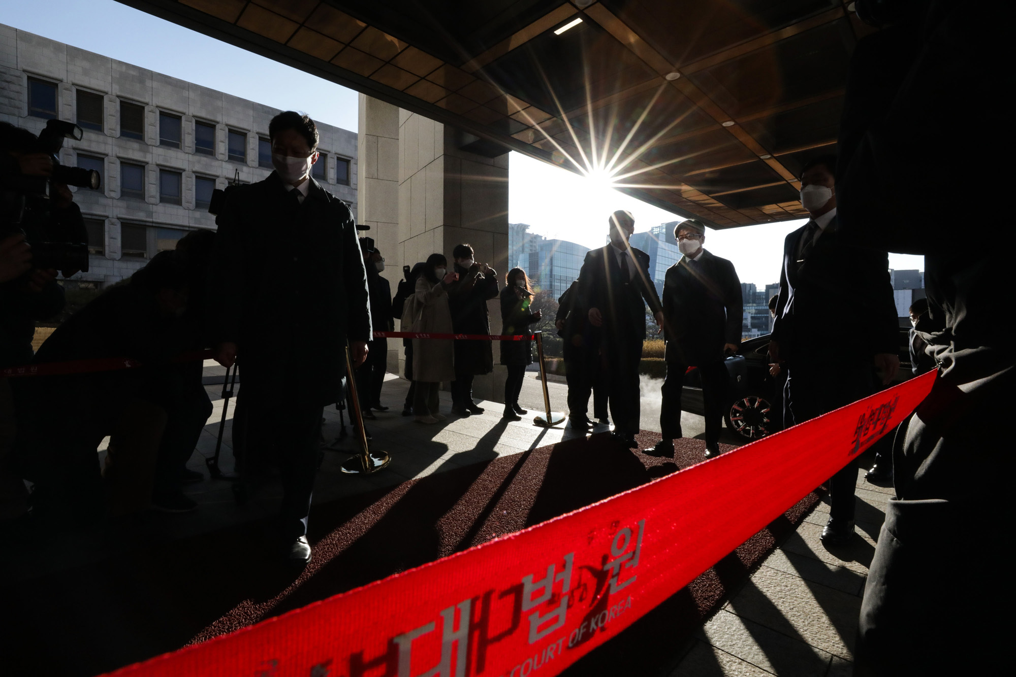 김명수 대법원장 출근