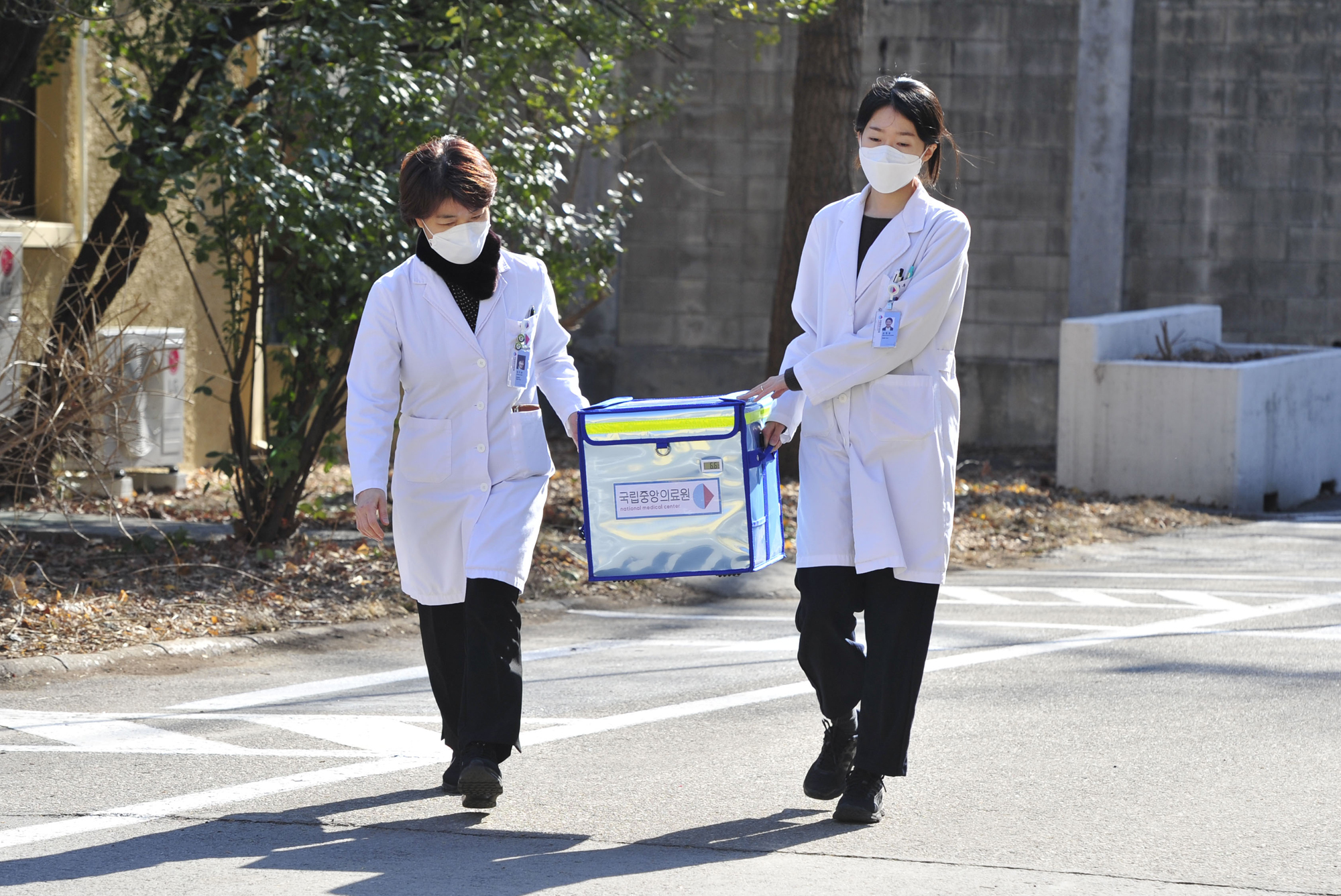 코로나 백신 접종 모의훈련