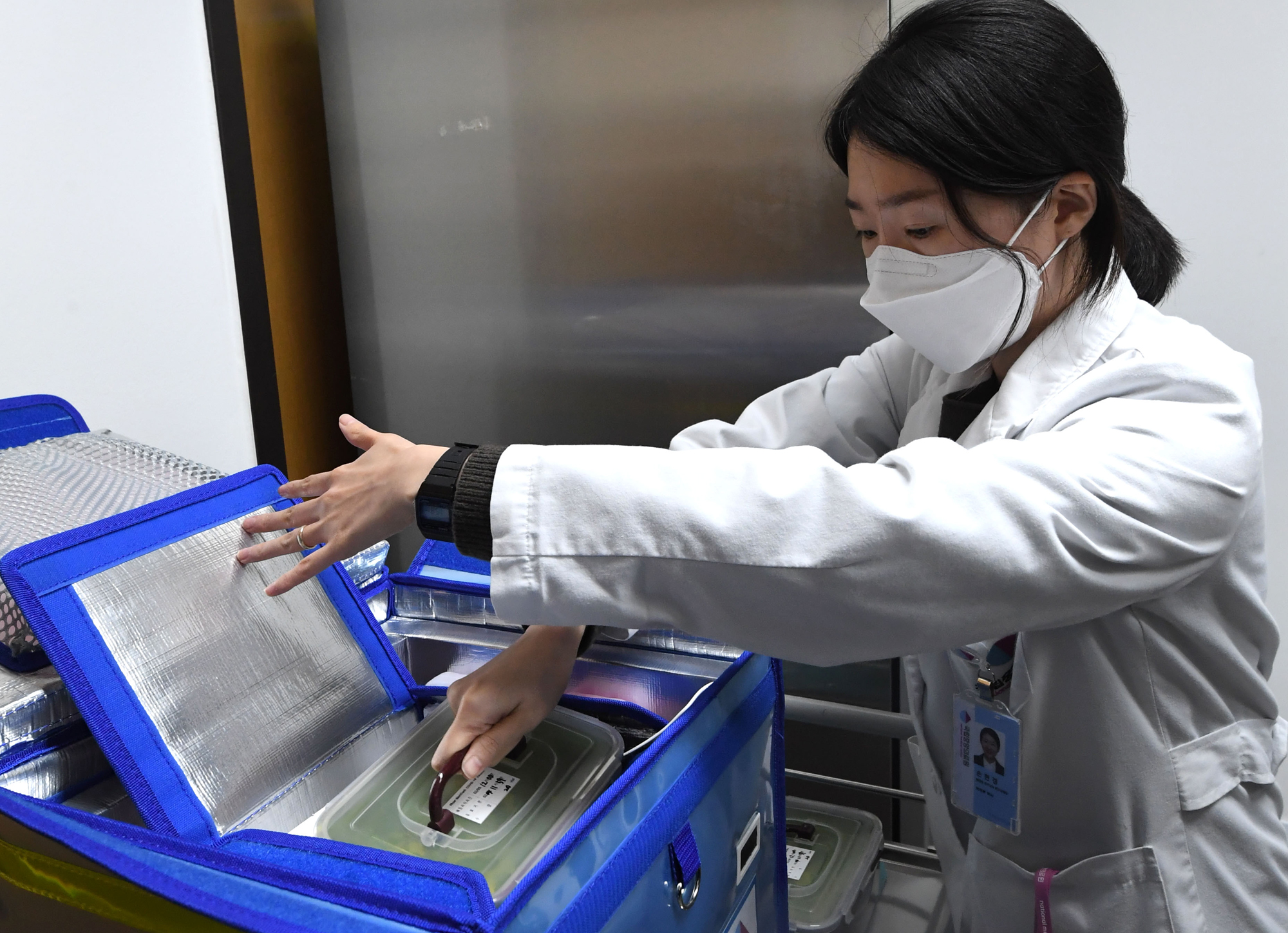 코로나 백신 접종 모의훈련