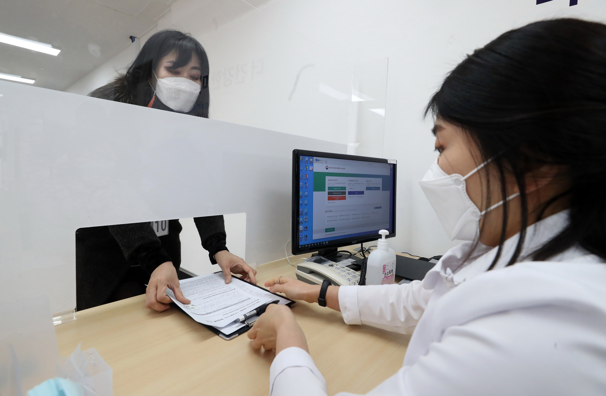 백신 코로나 훈련 접종