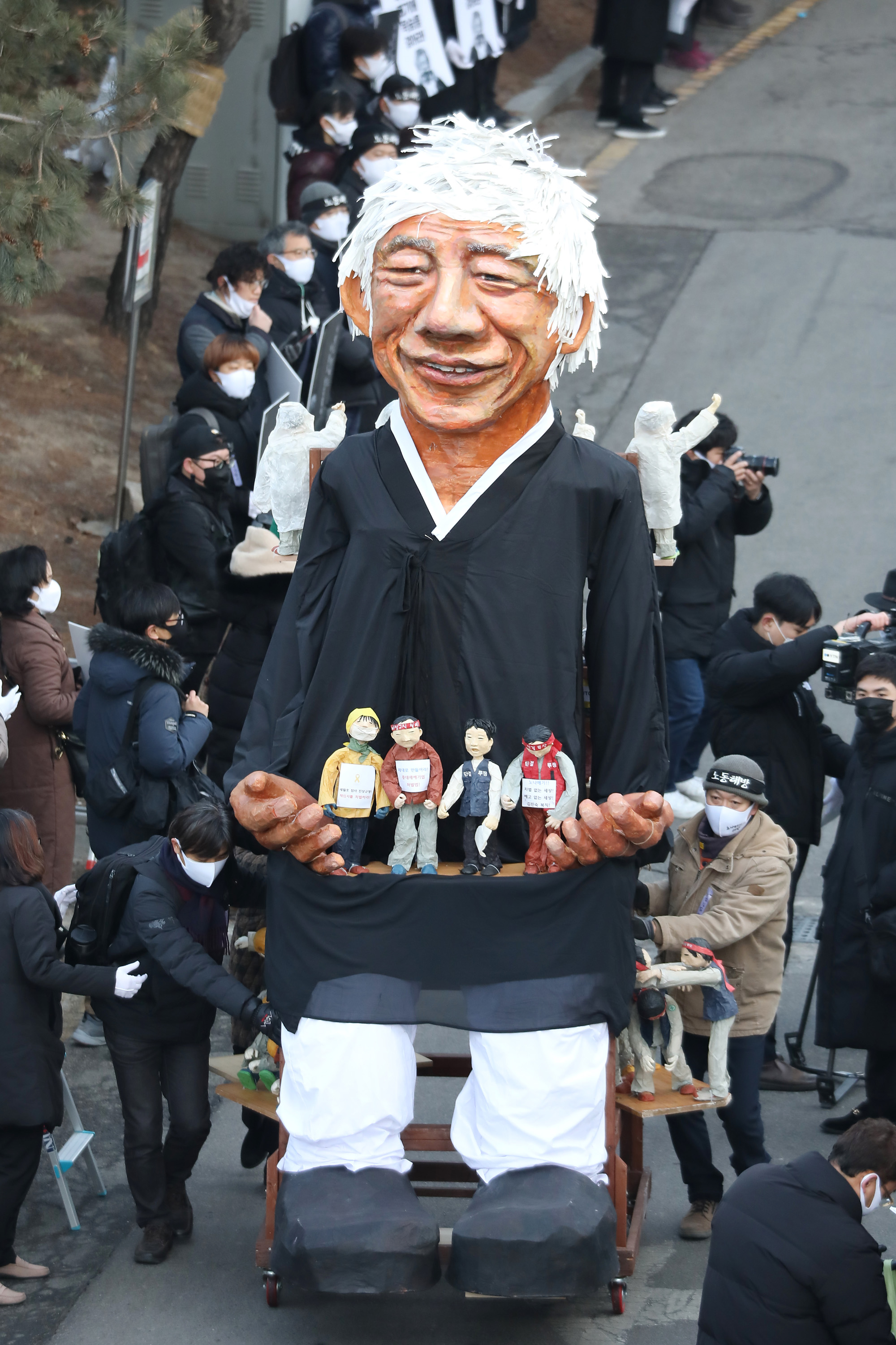 통일문제연구소 발인 백기완 서울대