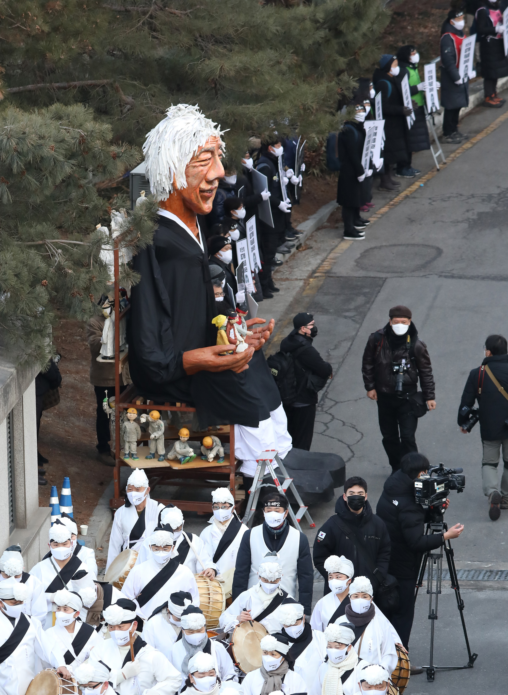 통일문제연구소 발인 백기완 서울대