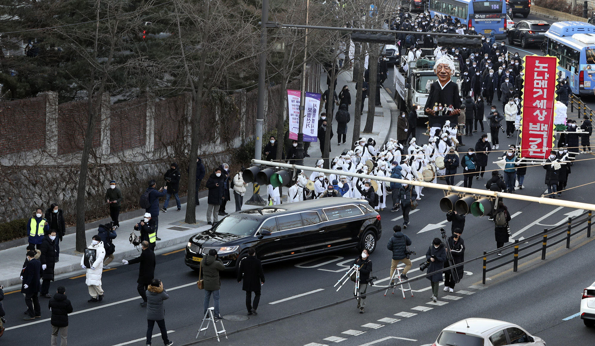 백기완 통일문제연구소 발인 서울대