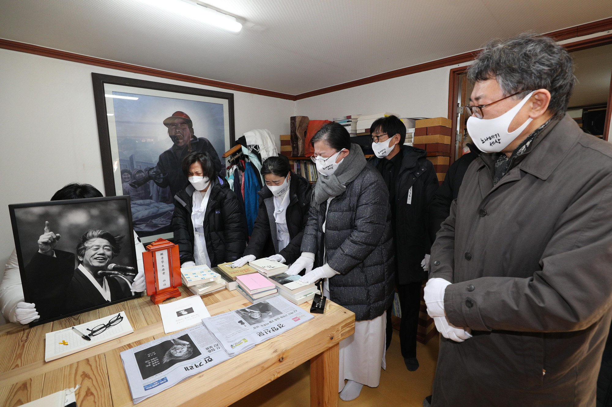 백기완 통일문제연구소 발인 서울대병원