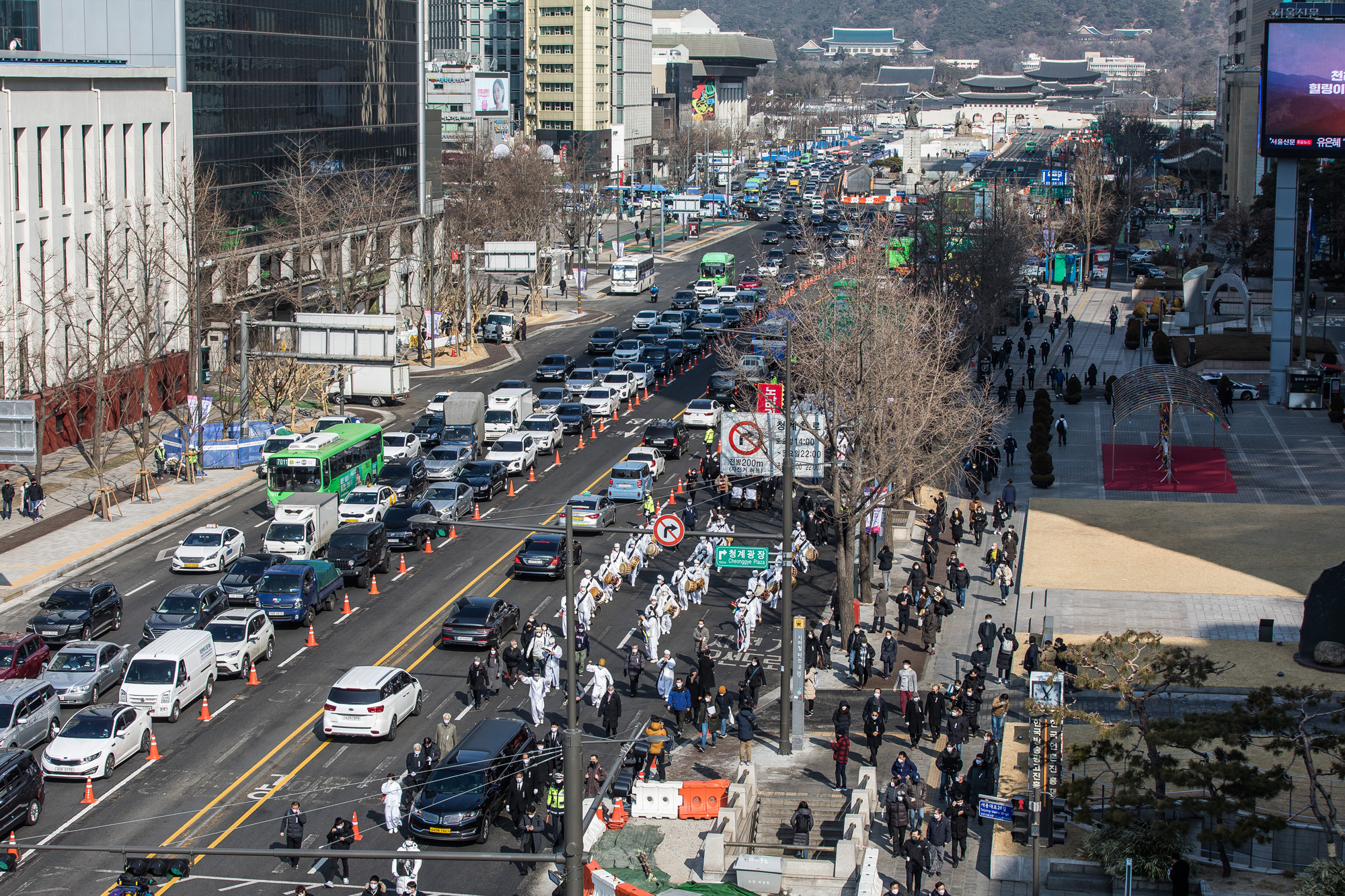 사회;인물;백기완;통일문제연구소장;백기완소장영결식;서울광장