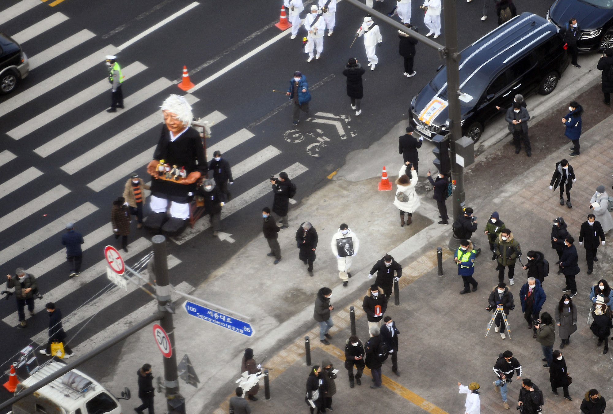 사회;인물;백기완;통일문제연구소장;백기완소장영결식;서울광장