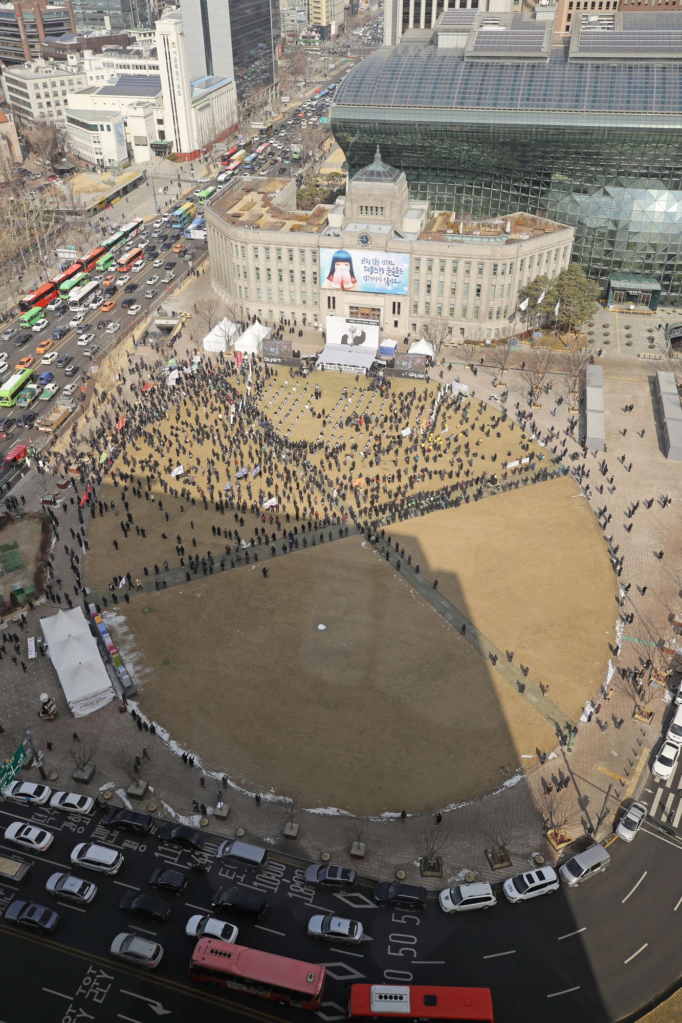 사회;인물;백기완;통일문제연구소장;백기완소장영결식;서울광장