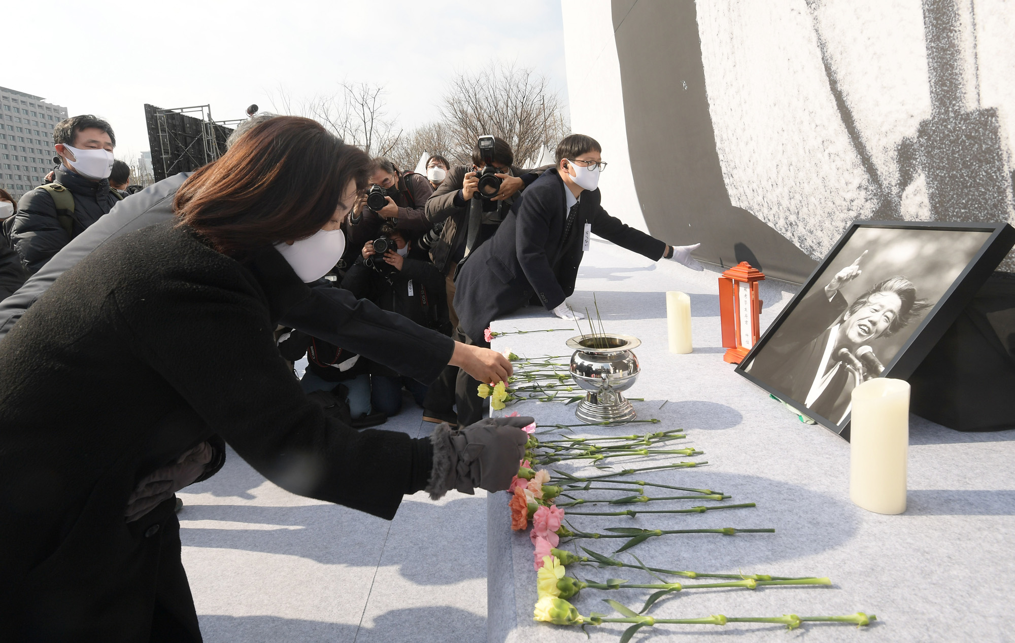 사회;인물;백기완;통일문제연구소장;백기완소장영결식;서울광장