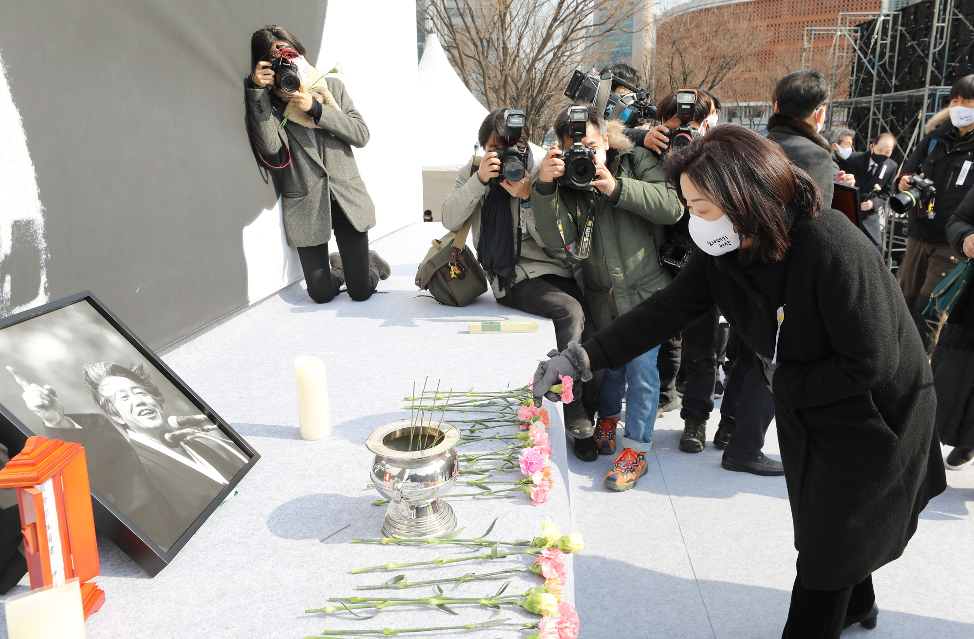 사회;인물;백기완;통일문제연구소장;백기완소장영결식;서울광장