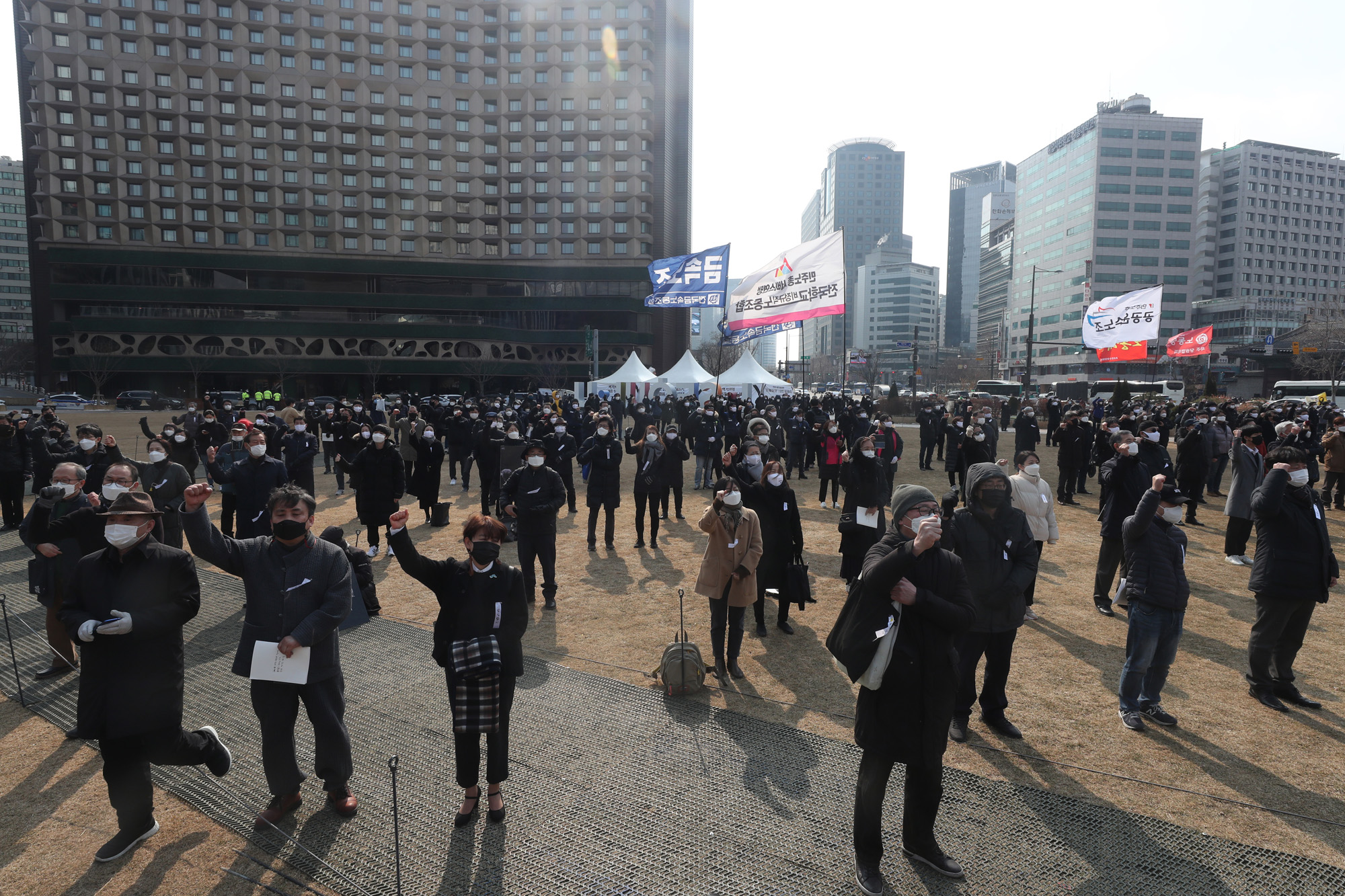 사회;인물;백기완;통일문제연구소장;백기완소장영결식;서울광장