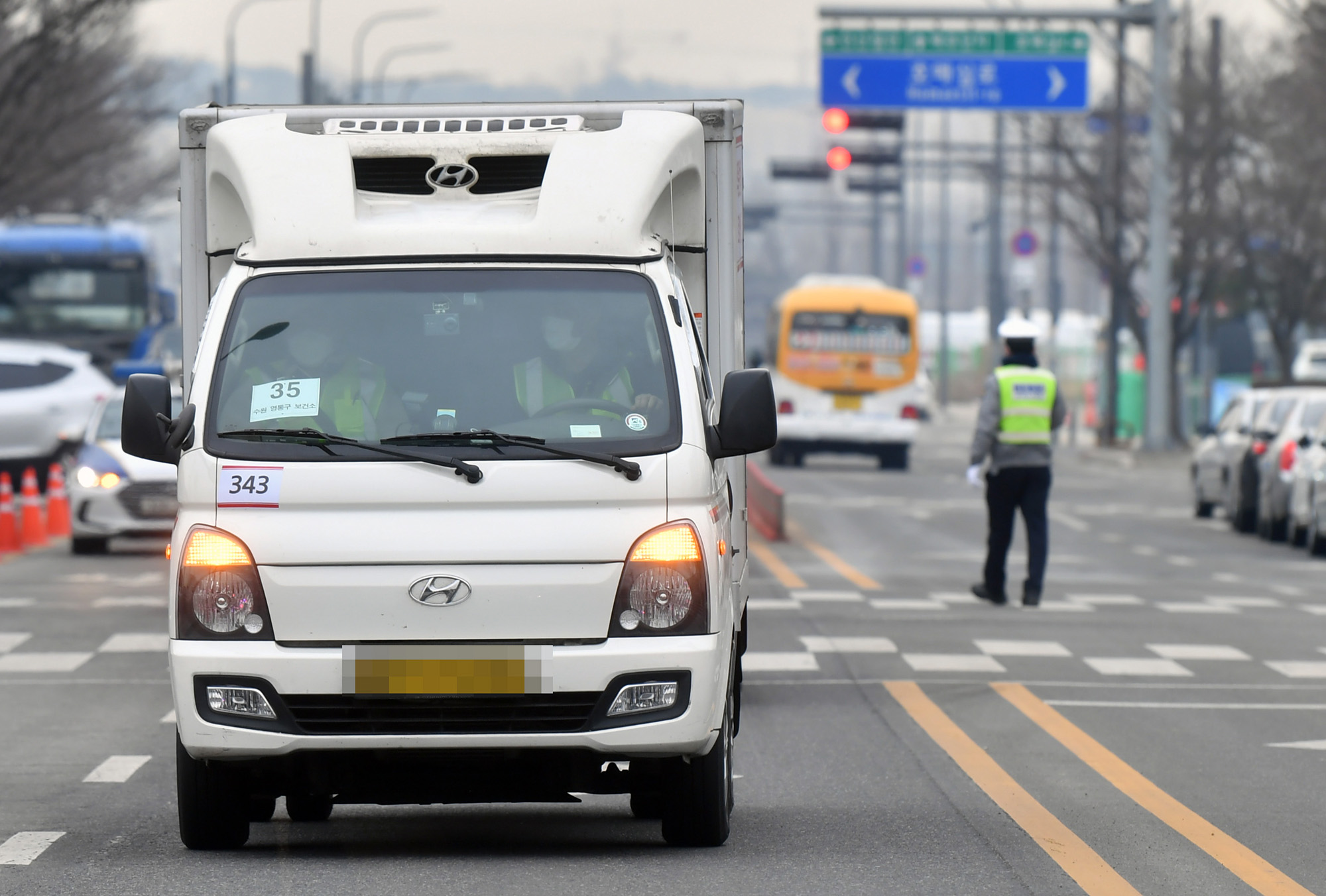 권선구 보건소 백신 이송 코로나 19
