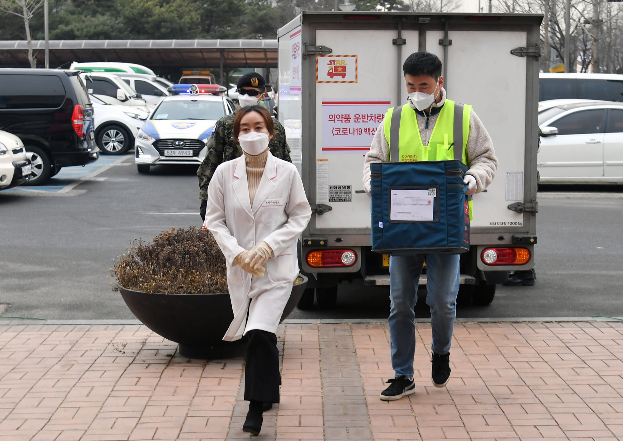 권선구 보건소 백신 이송 코로나 19