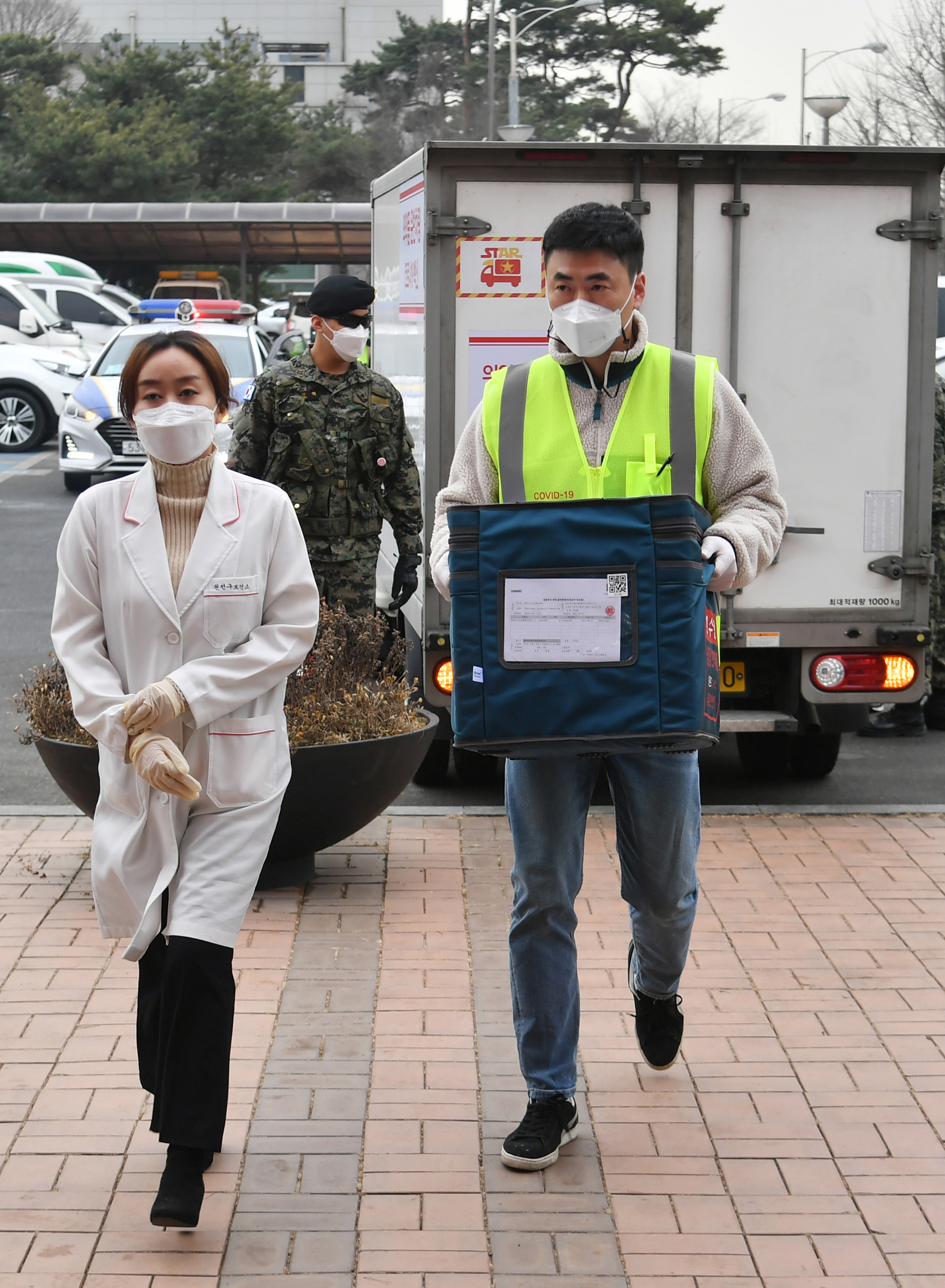 권선구 보건소 백신 이송 코로나 19