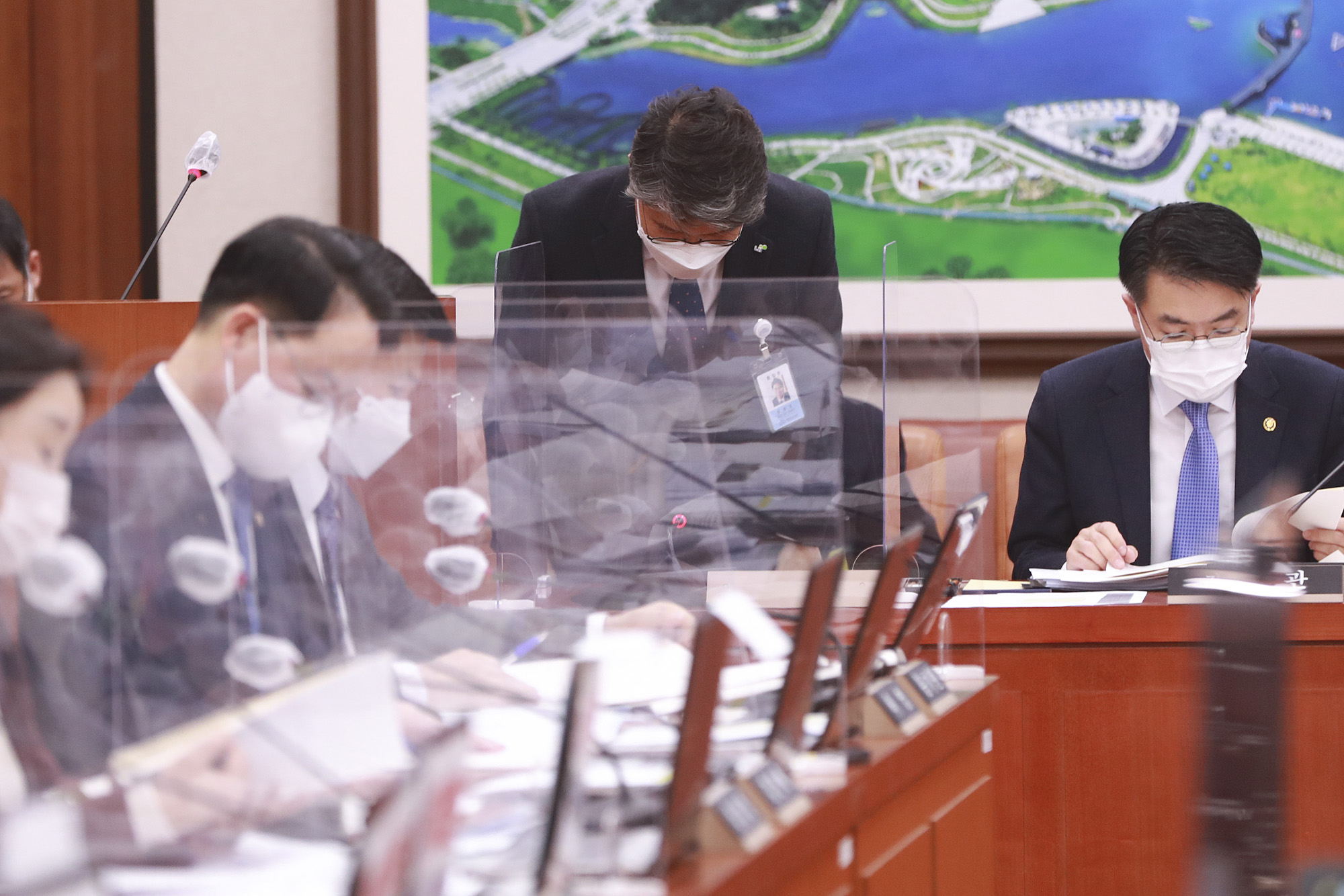 정치;국회;국토교통위원회;LH신도시투기;장충모 한국토지주택공사사장직무대행