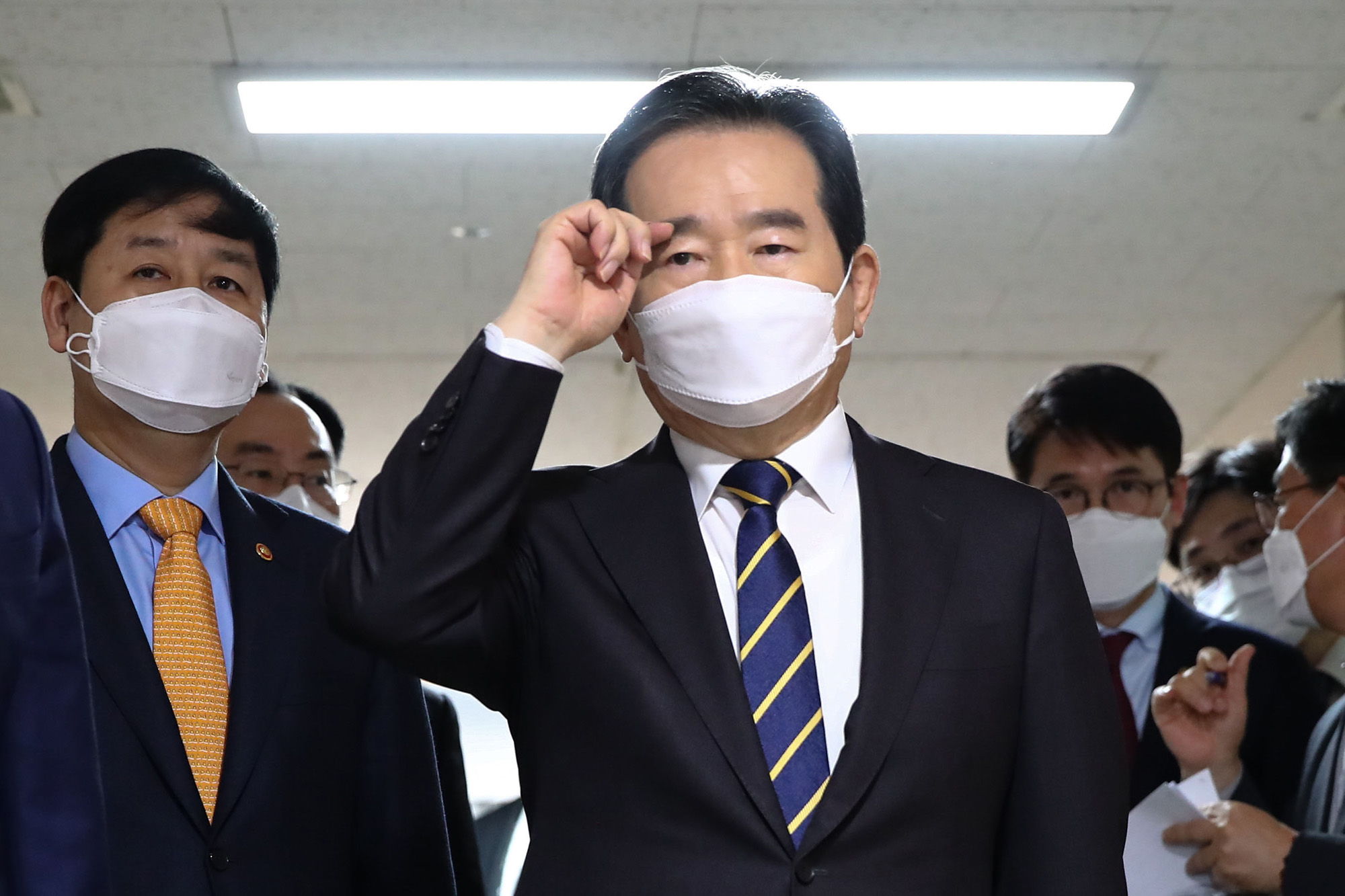 정부;부동산;3기신도시투기의혹;LH;한국토지주택공사;국토교통부;1차전수조사발표;정세균;총리브리핑