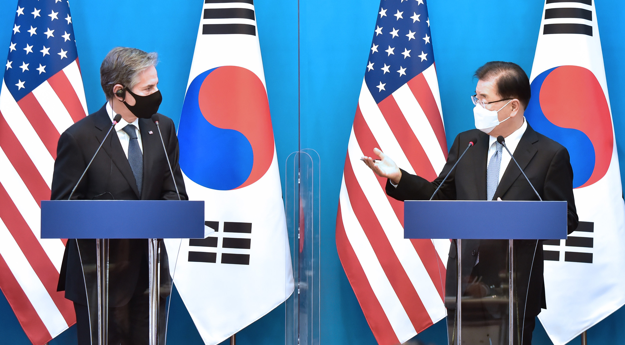 한미 외교 국방 장관 공동기자회견