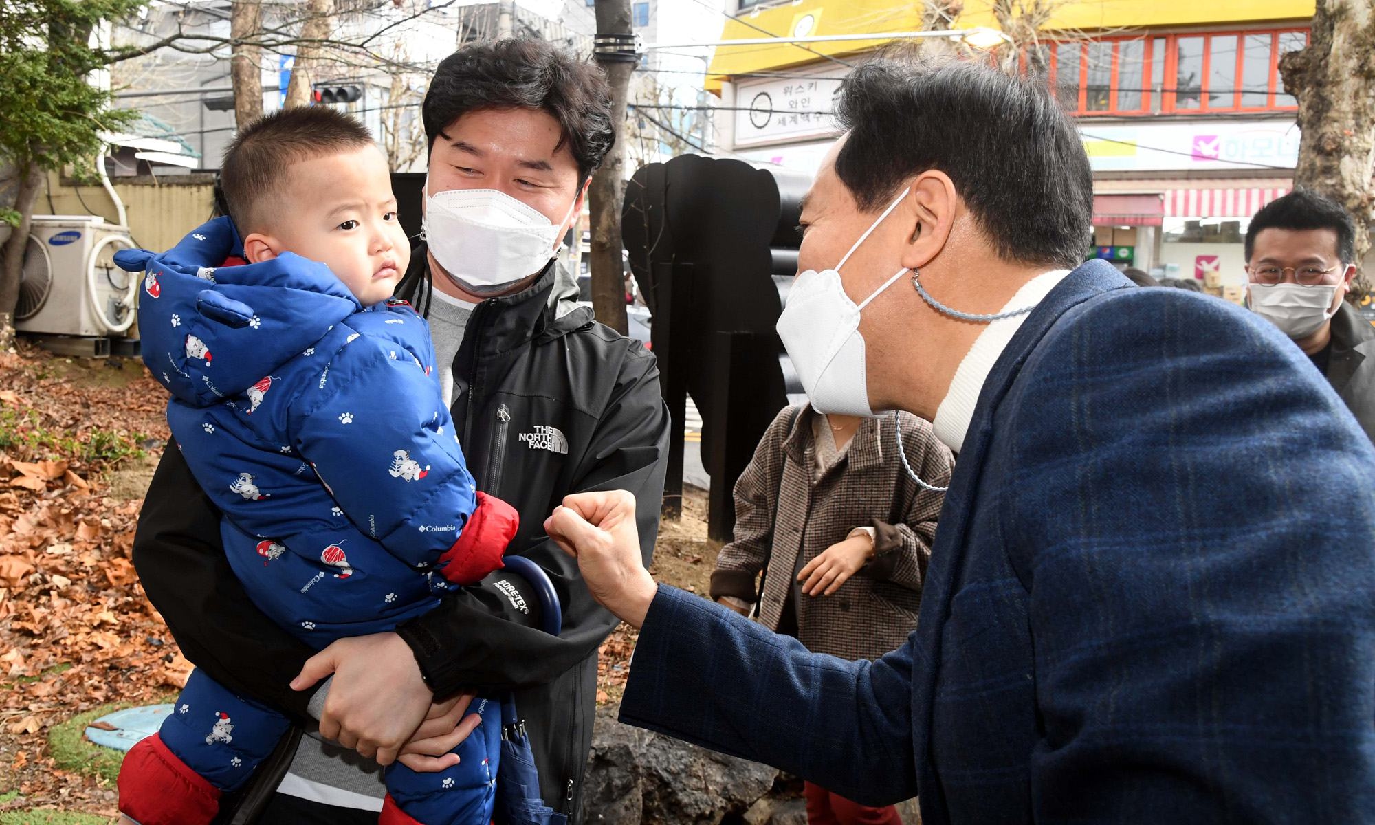 오세훈 후보 홍대앞 투어
