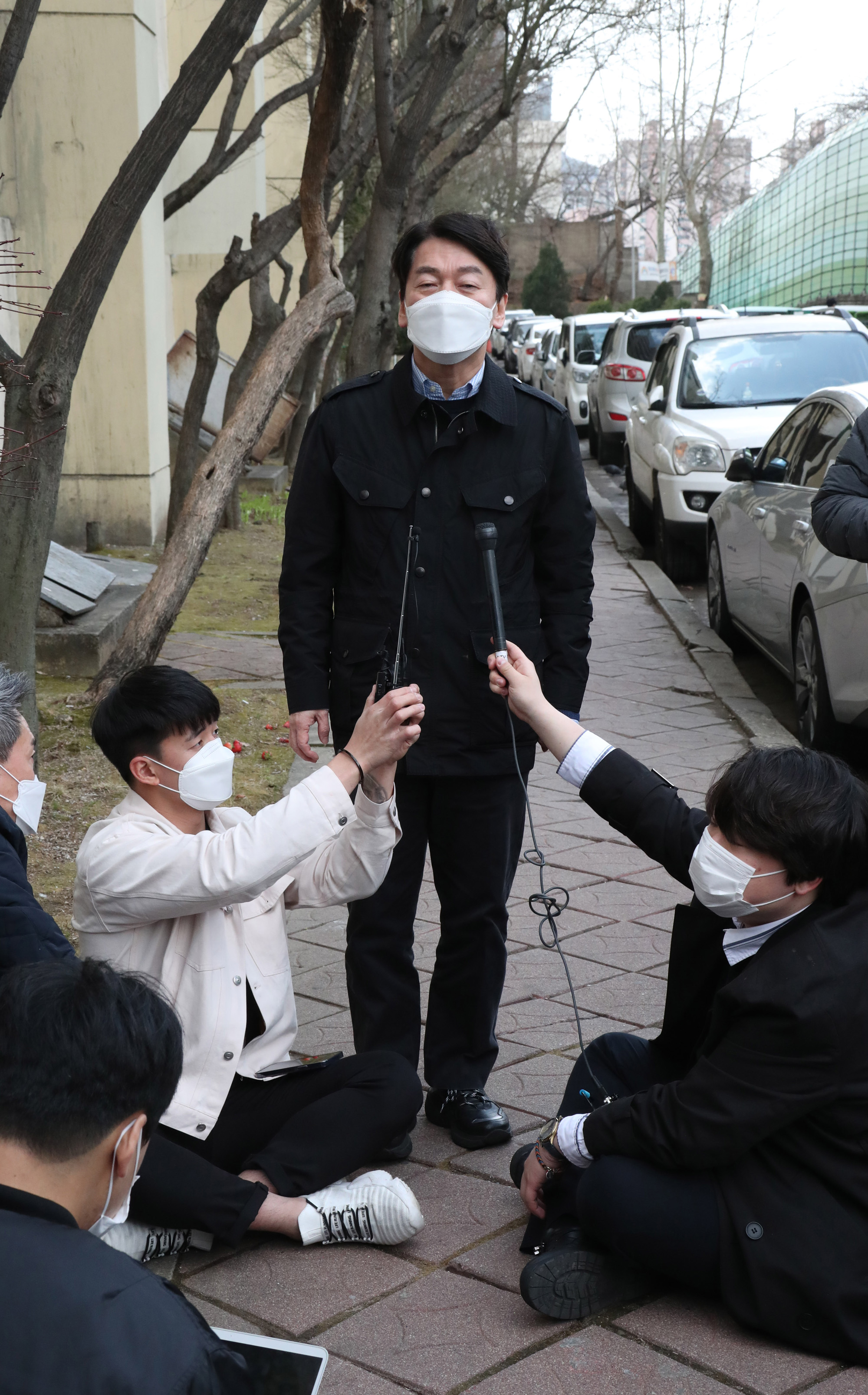 안철수 시흥동 재건축 아파트 방문