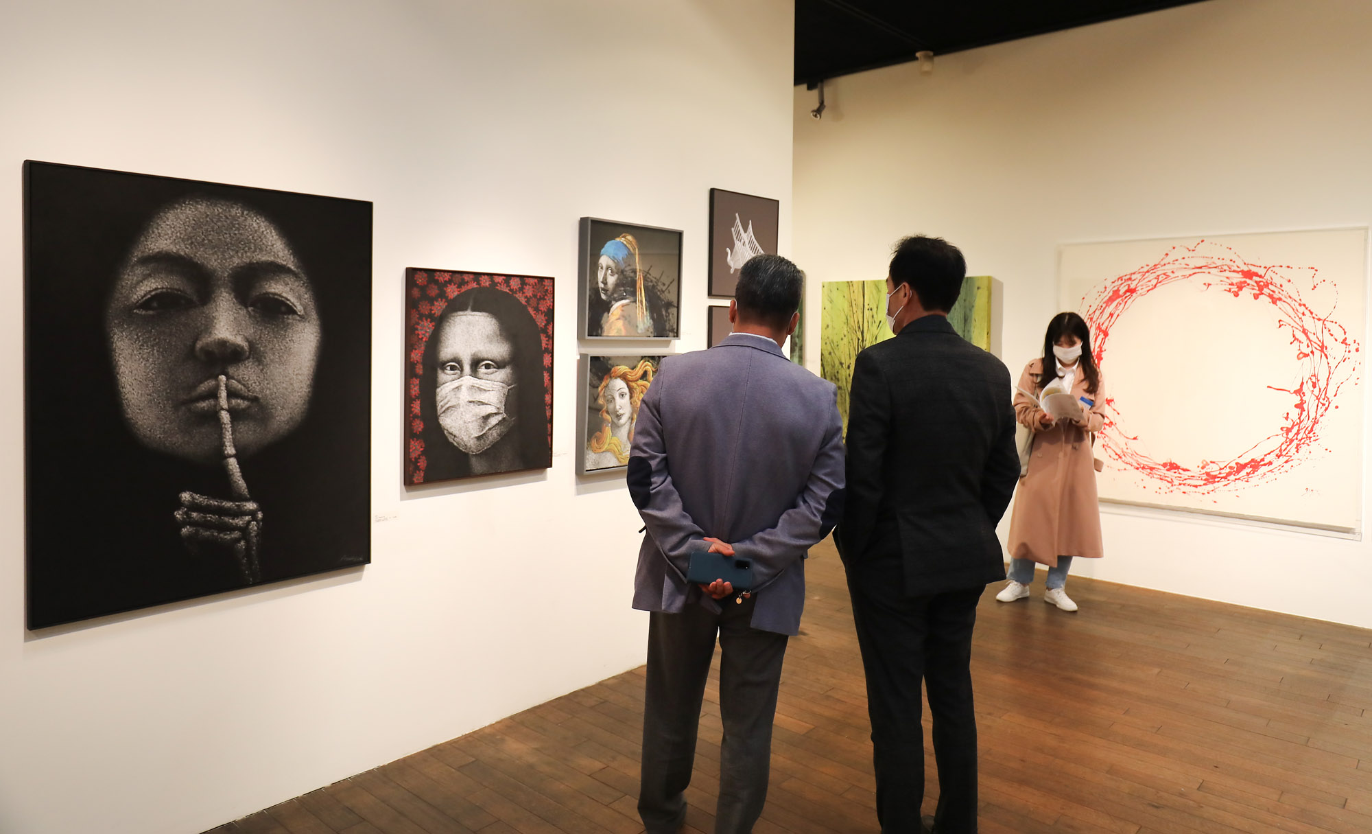 한국미술응원프로젝트;한국미술응원;2021한국미술응원프로젝트;전시오프닝;한국미술응원프로젝트전시개막식
