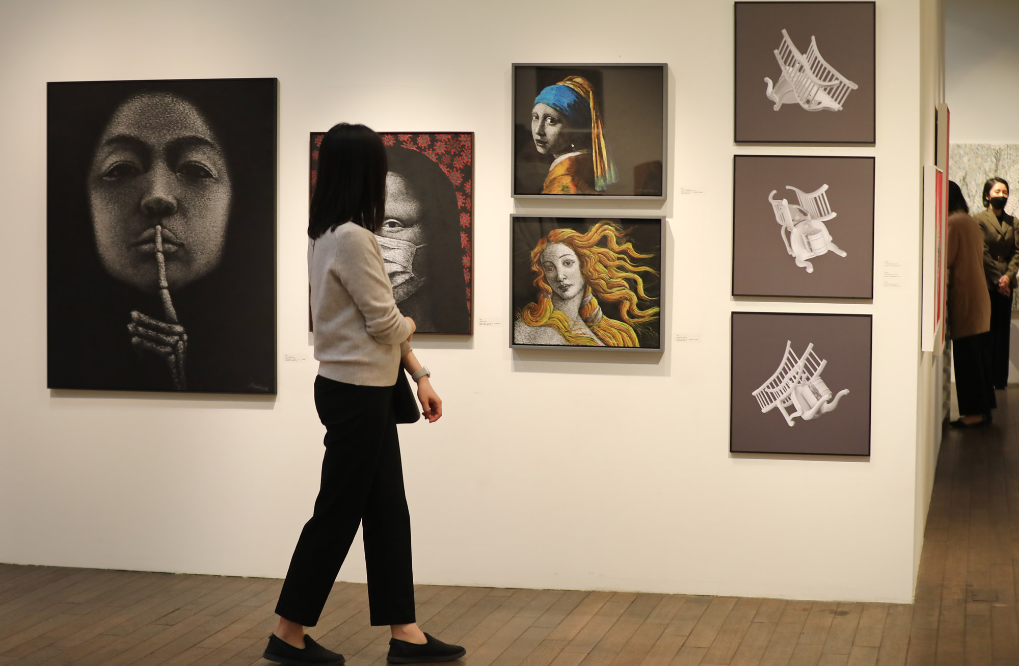 한국미술응원프로젝트;한국미술응원;2021한국미술응원프로젝트;전시오프닝;한국미술응원프로젝트전시개막식