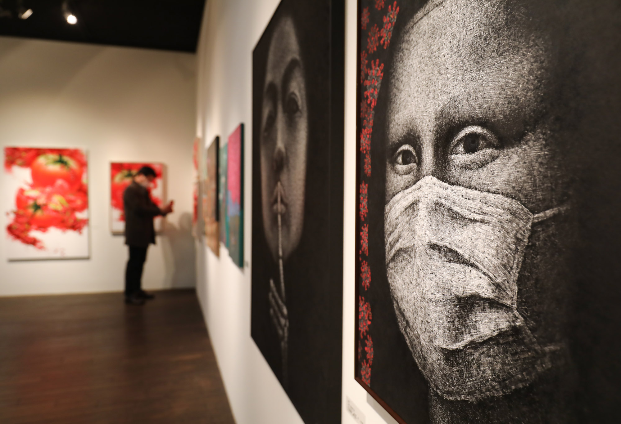 한국미술응원프로젝트;한국미술응원;2021한국미술응원프로젝트;전시오프닝;한국미술응원프로젝트전시개막식