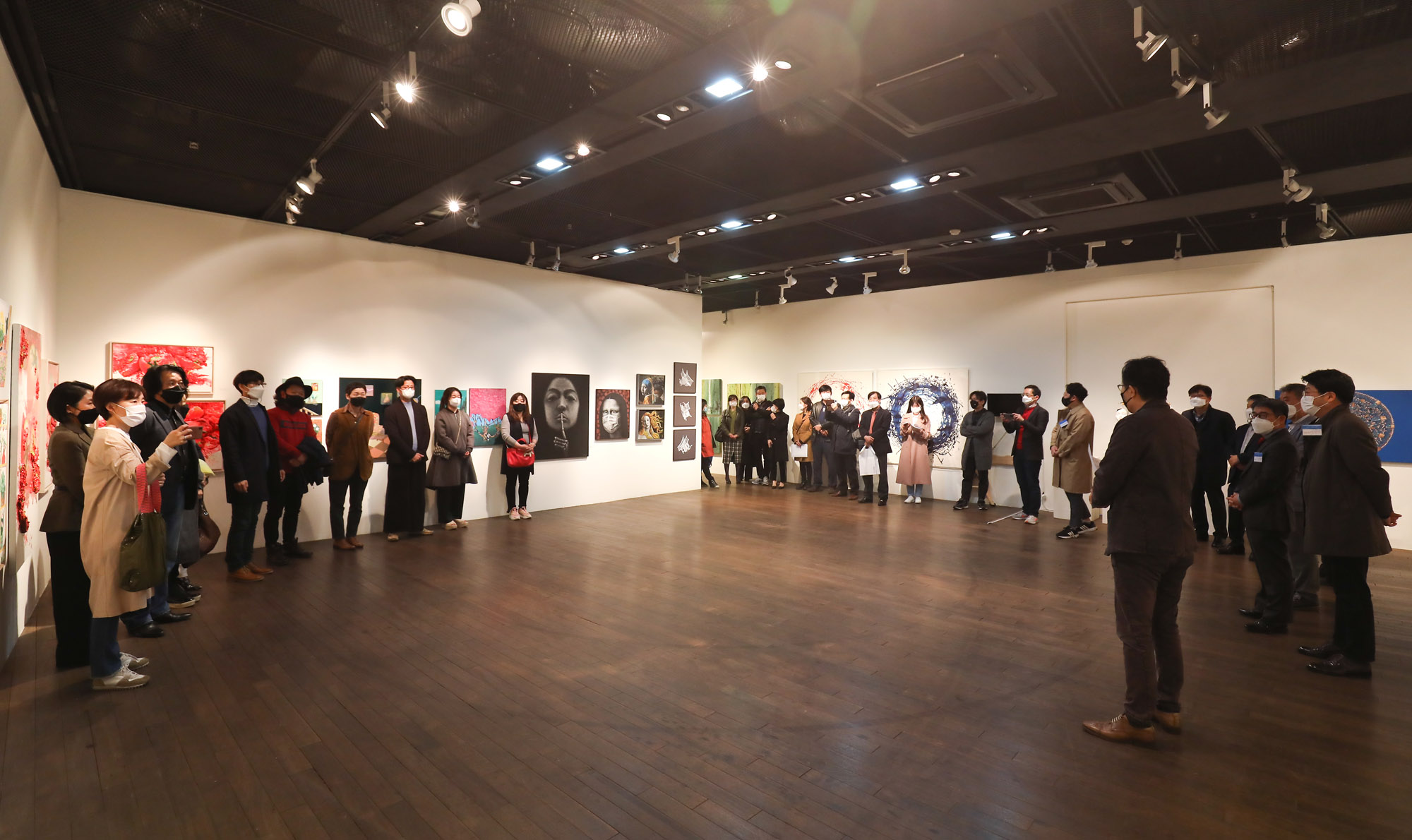 한국미술응원프로젝트;한국미술응원;2021한국미술응원프로젝트;전시오프닝;한국미술응원프로젝트전시개막식