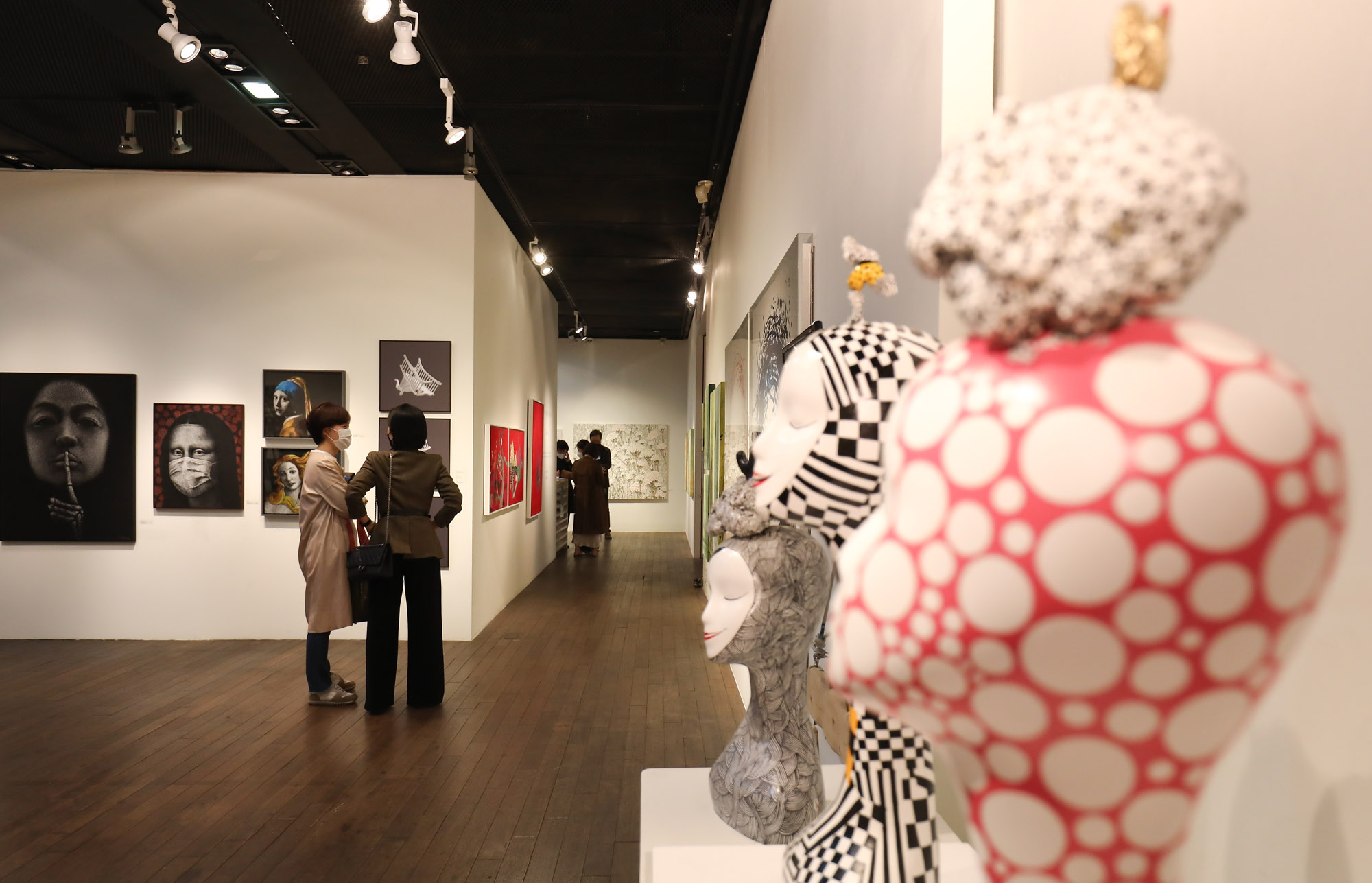 한국미술응원프로젝트;한국미술응원;2021한국미술응원프로젝트;전시오프닝;한국미술응원프로젝트전시개막식