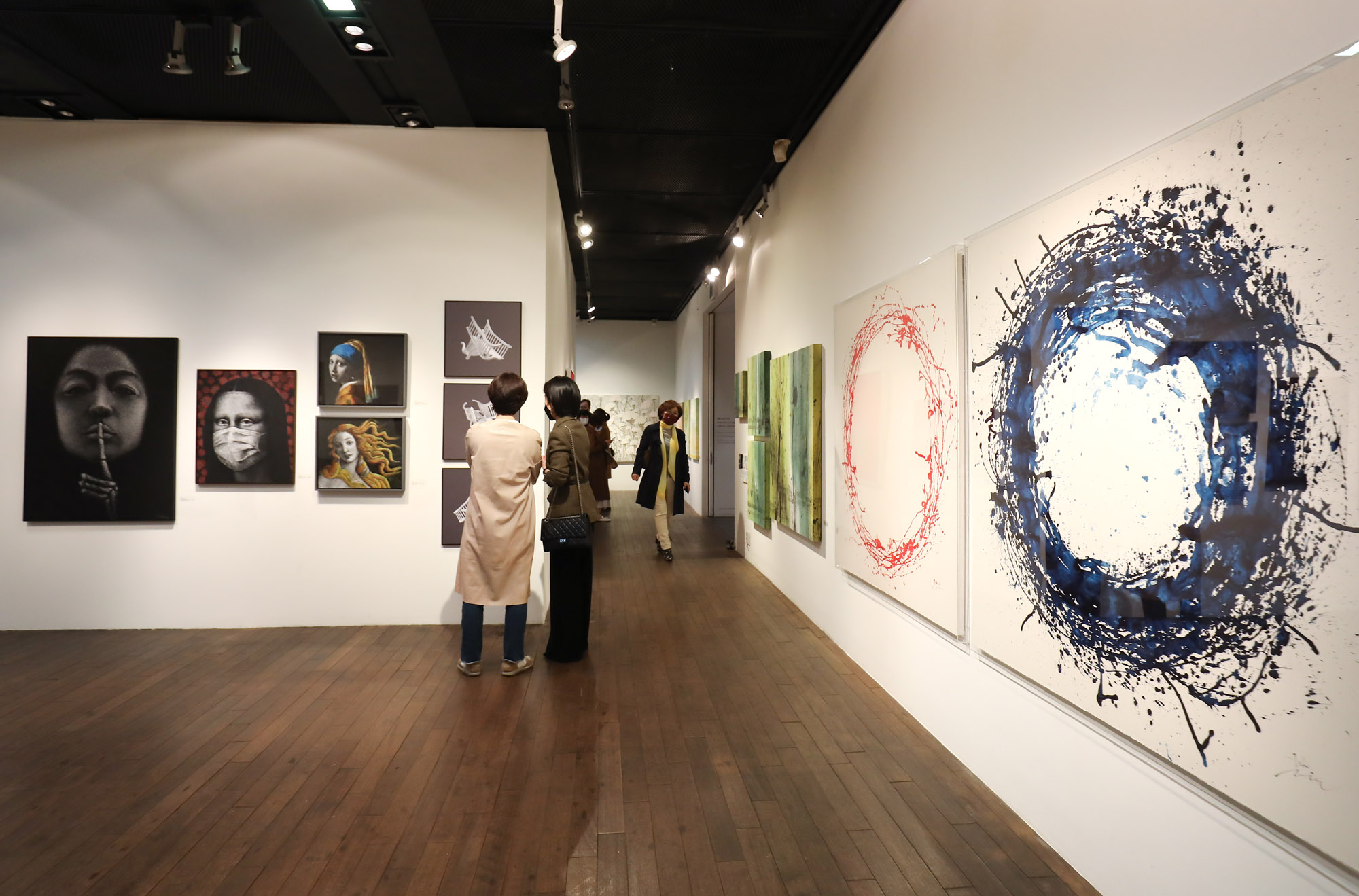 한국미술응원프로젝트;한국미술응원;2021한국미술응원프로젝트;전시오프닝;한국미술응원프로젝트전시개막식