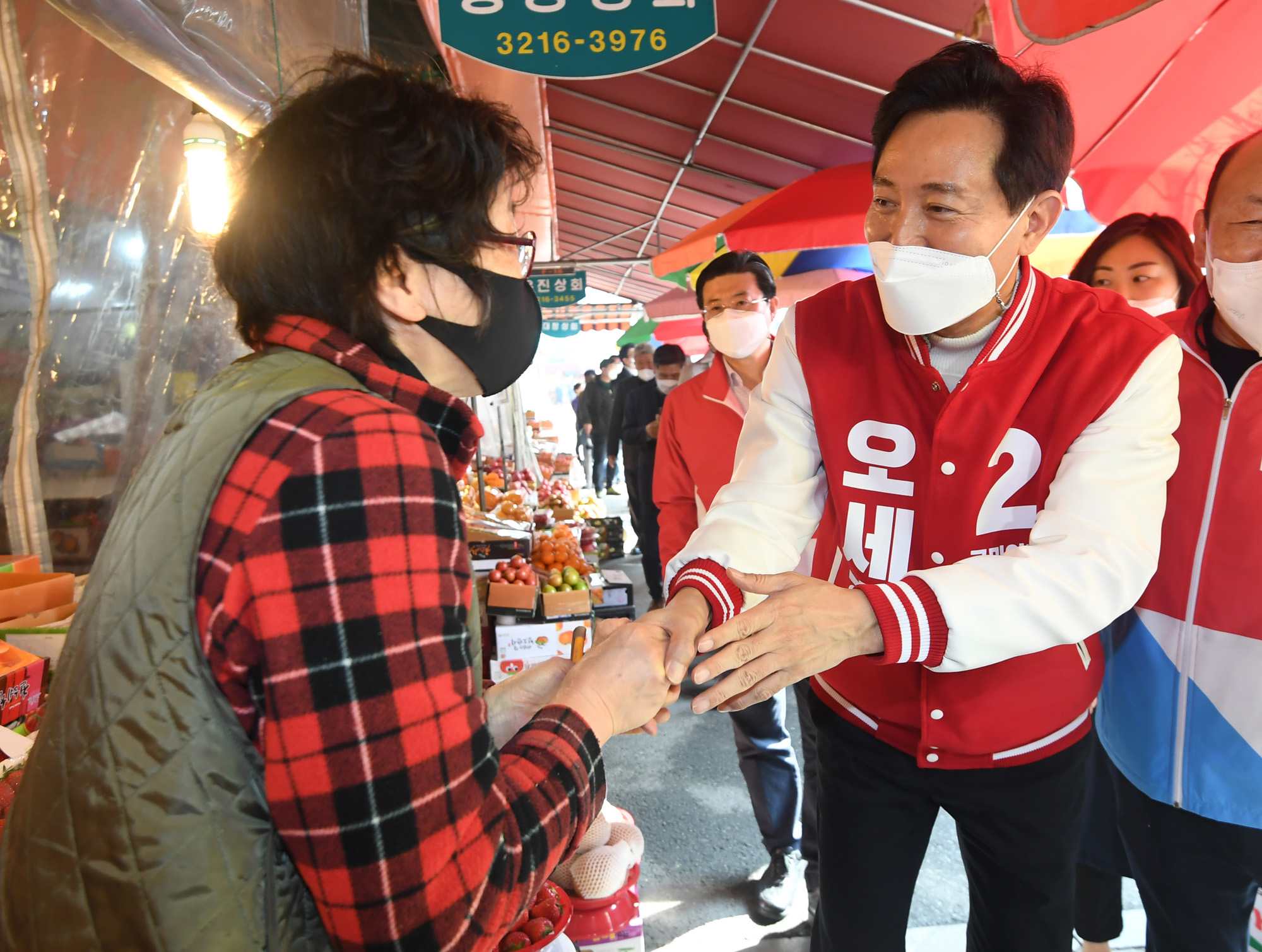 정치;국회;오세훈;서울시장후보 유세현장