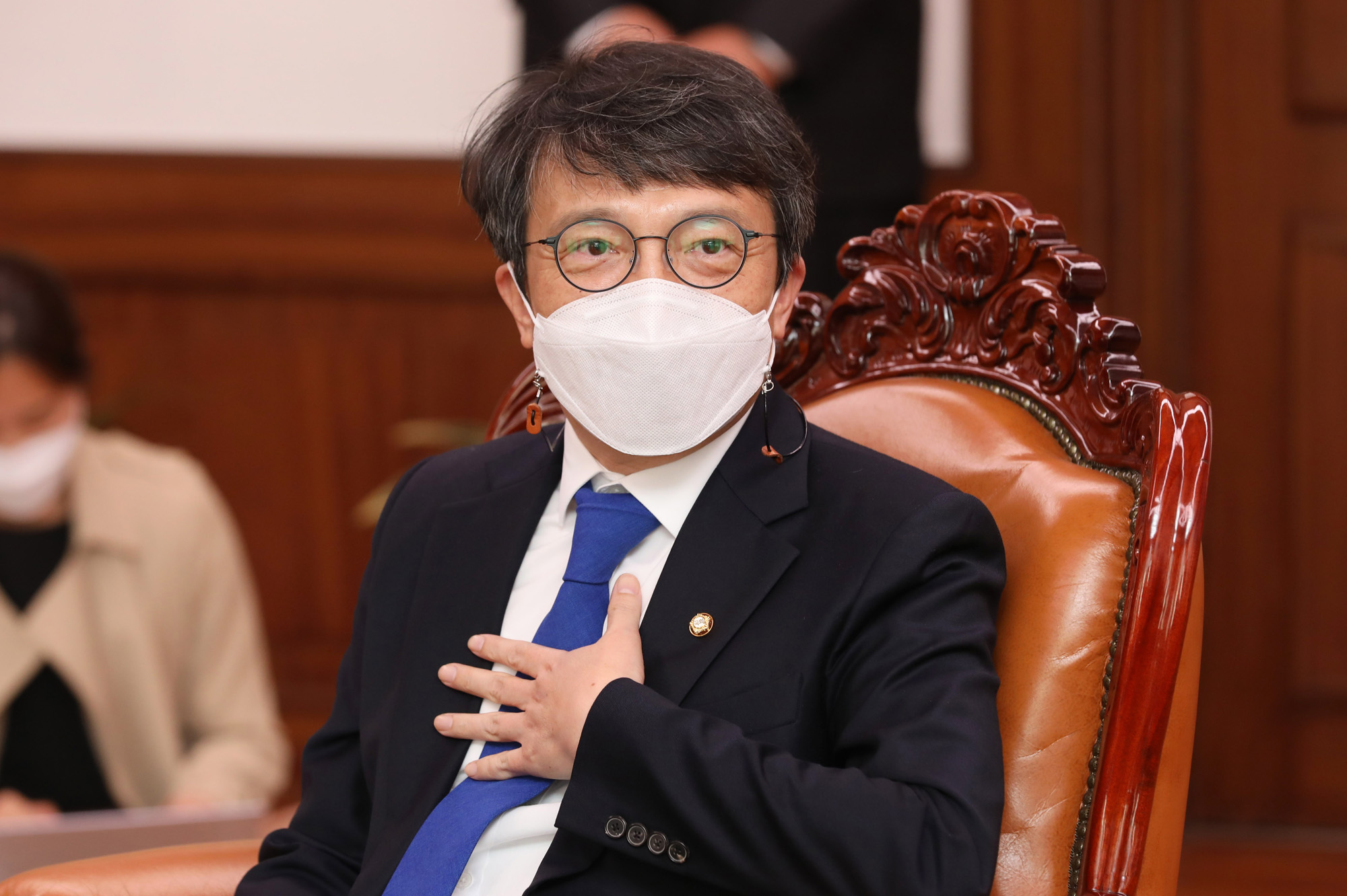 정치;국회;김의겸;국회의장예방