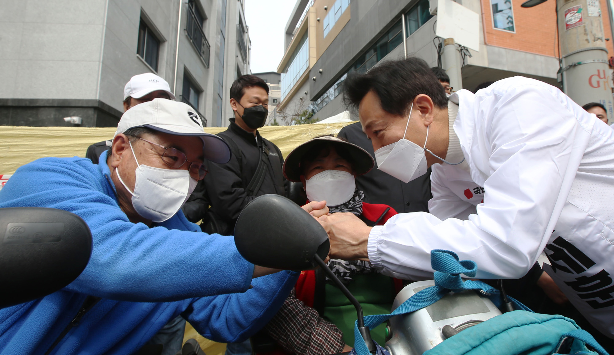 정치;국회;서울시장후보 선거유세;오세훈;구로거리유세오세훈