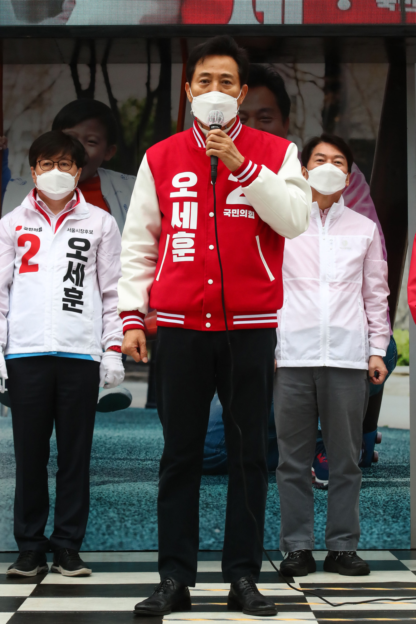 정치;국회;오세훈;서울시장후보;코엑스유세오세훈