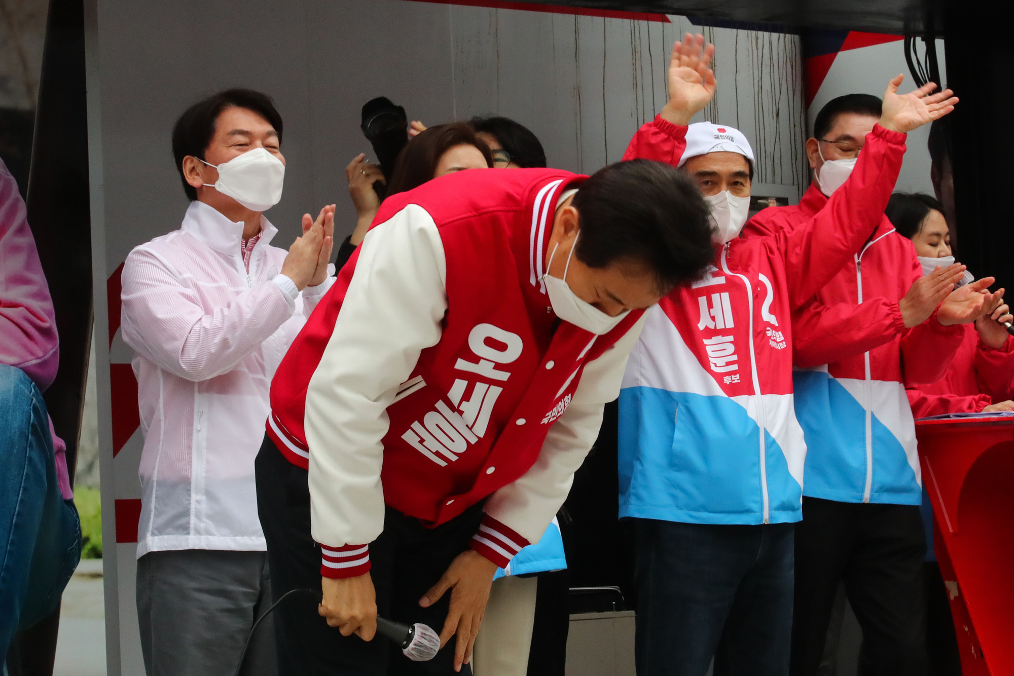 정치;국회;오세훈;서울시장후보;코엑스유세오세훈