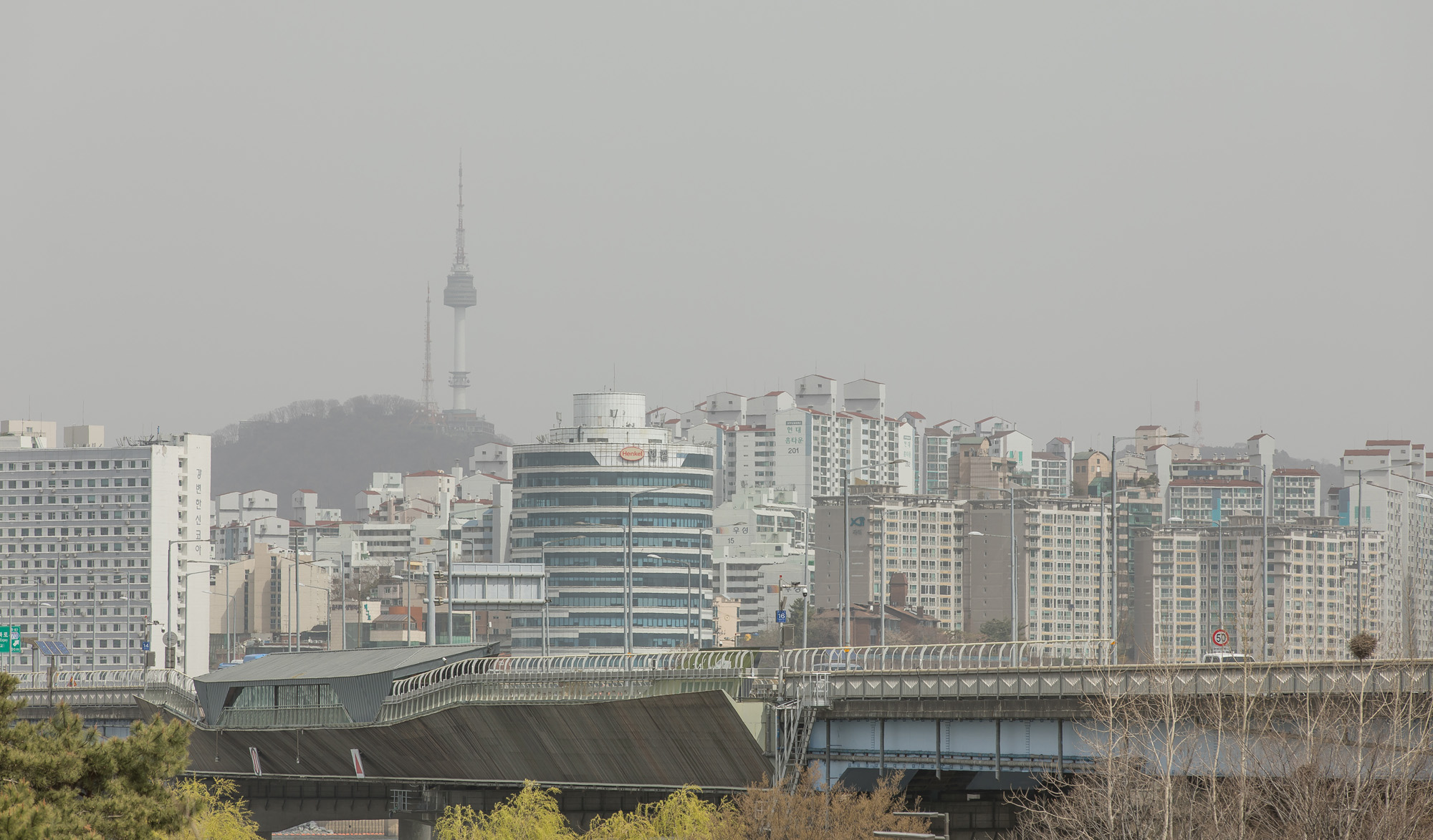 사회;날씨;환경;봄스케치;여의도벚꽃;황사경보;미세먼지;날씨스케치