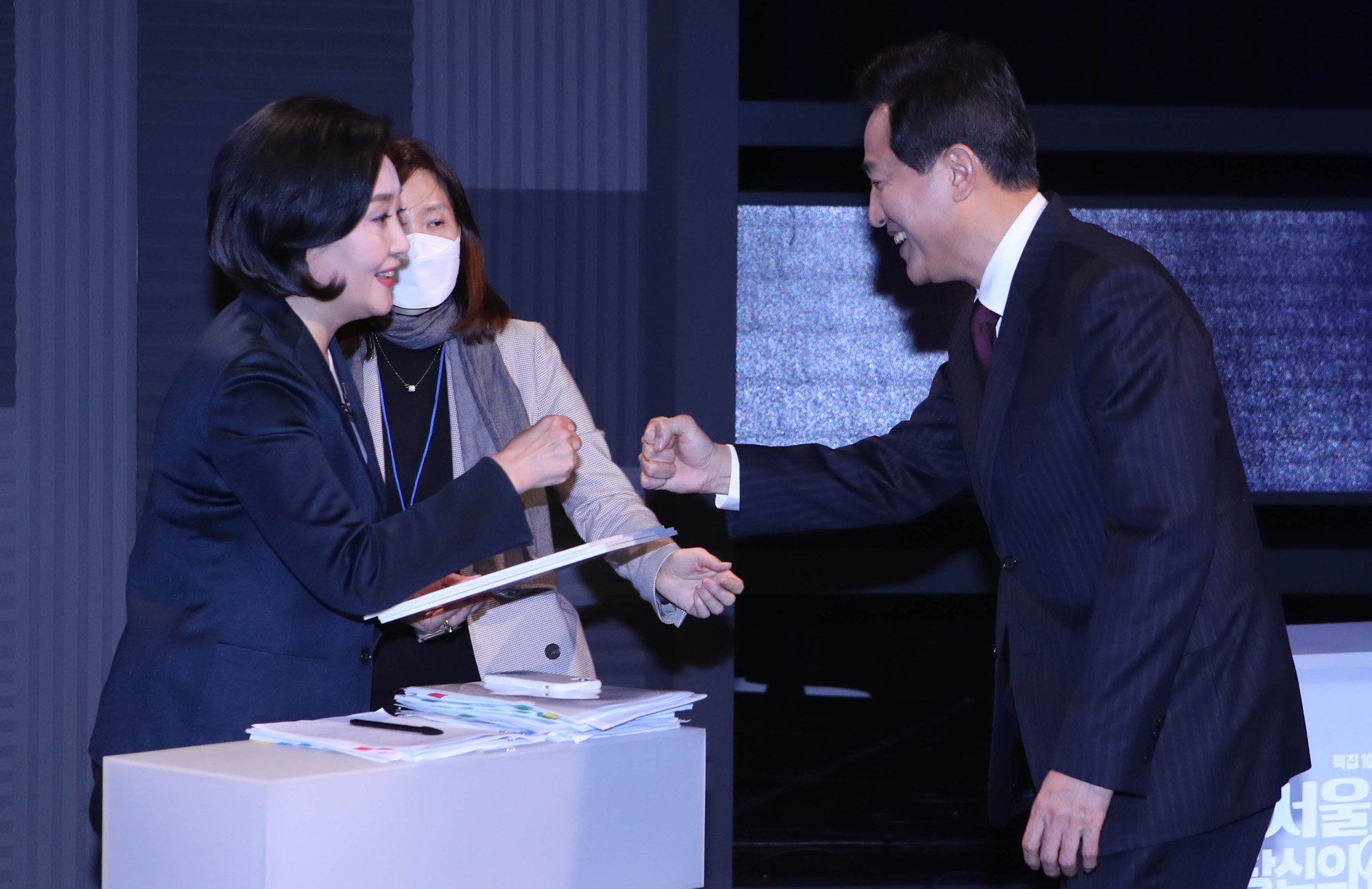 정치;서울시장선거;박영선;오세훈;TV토론