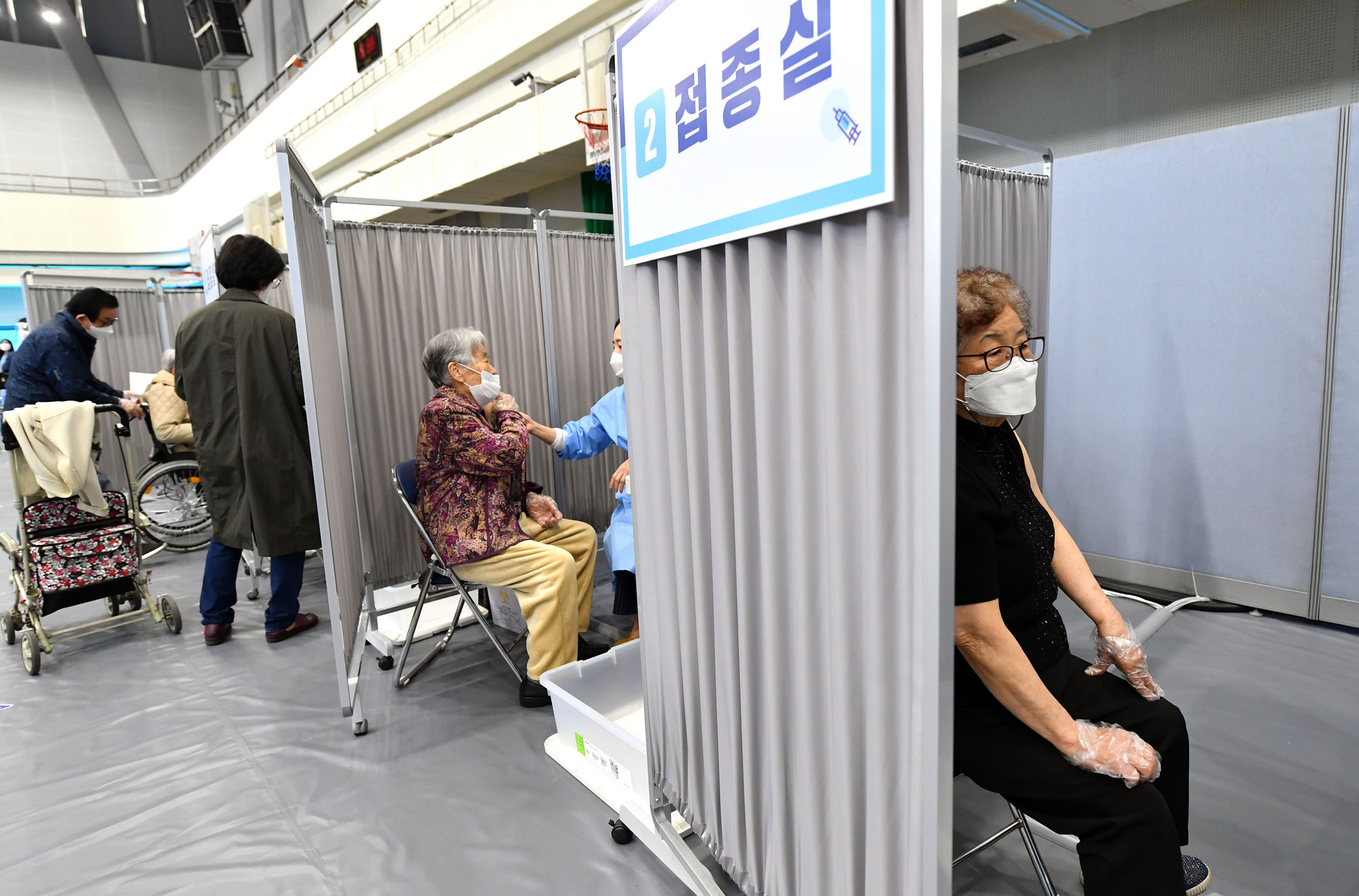 75세 이상 송파구;화이자 백신 접종