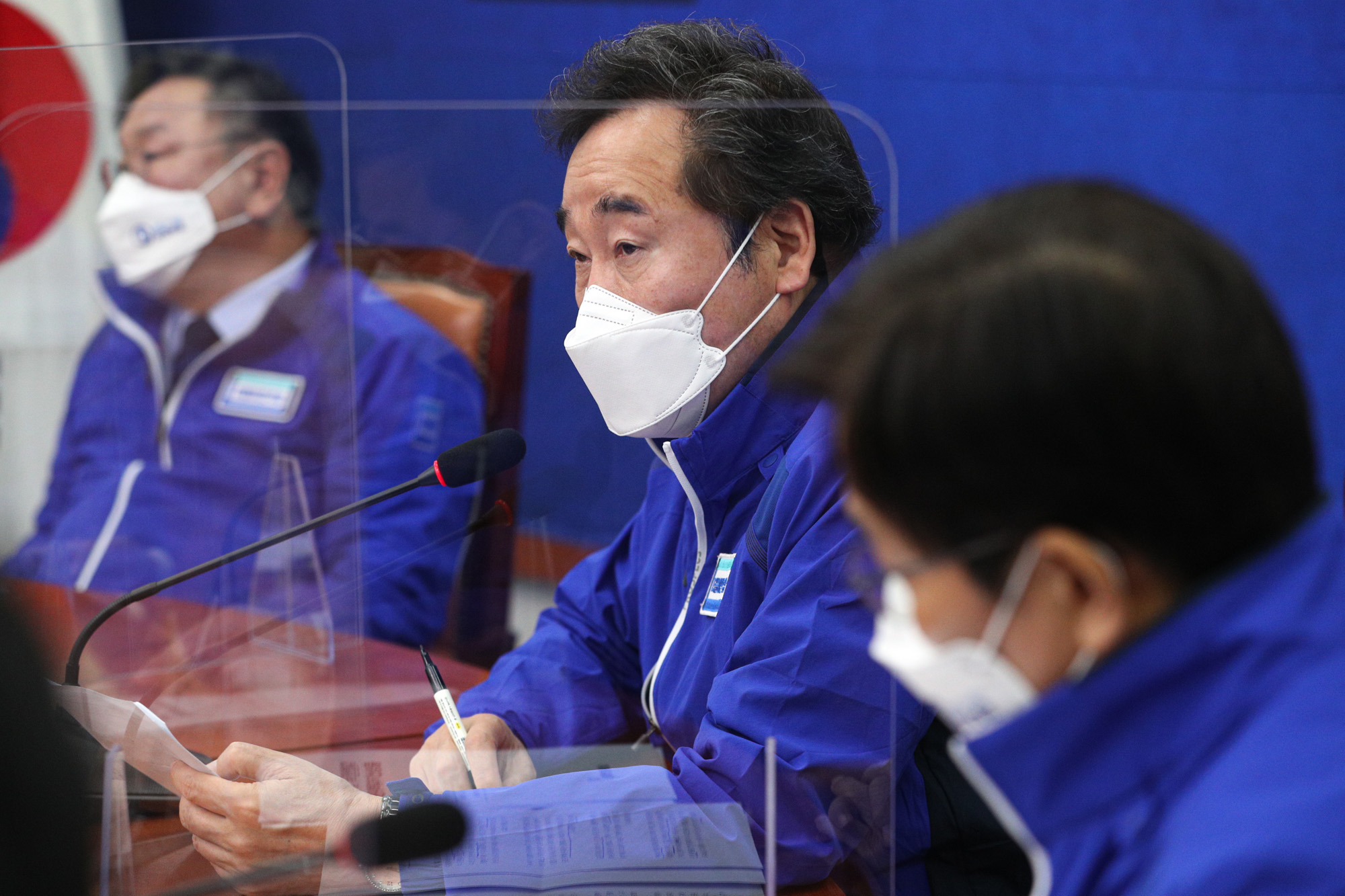 정치;정당;더불어민주당;선거대책위원회;회의;김태년;이낙연