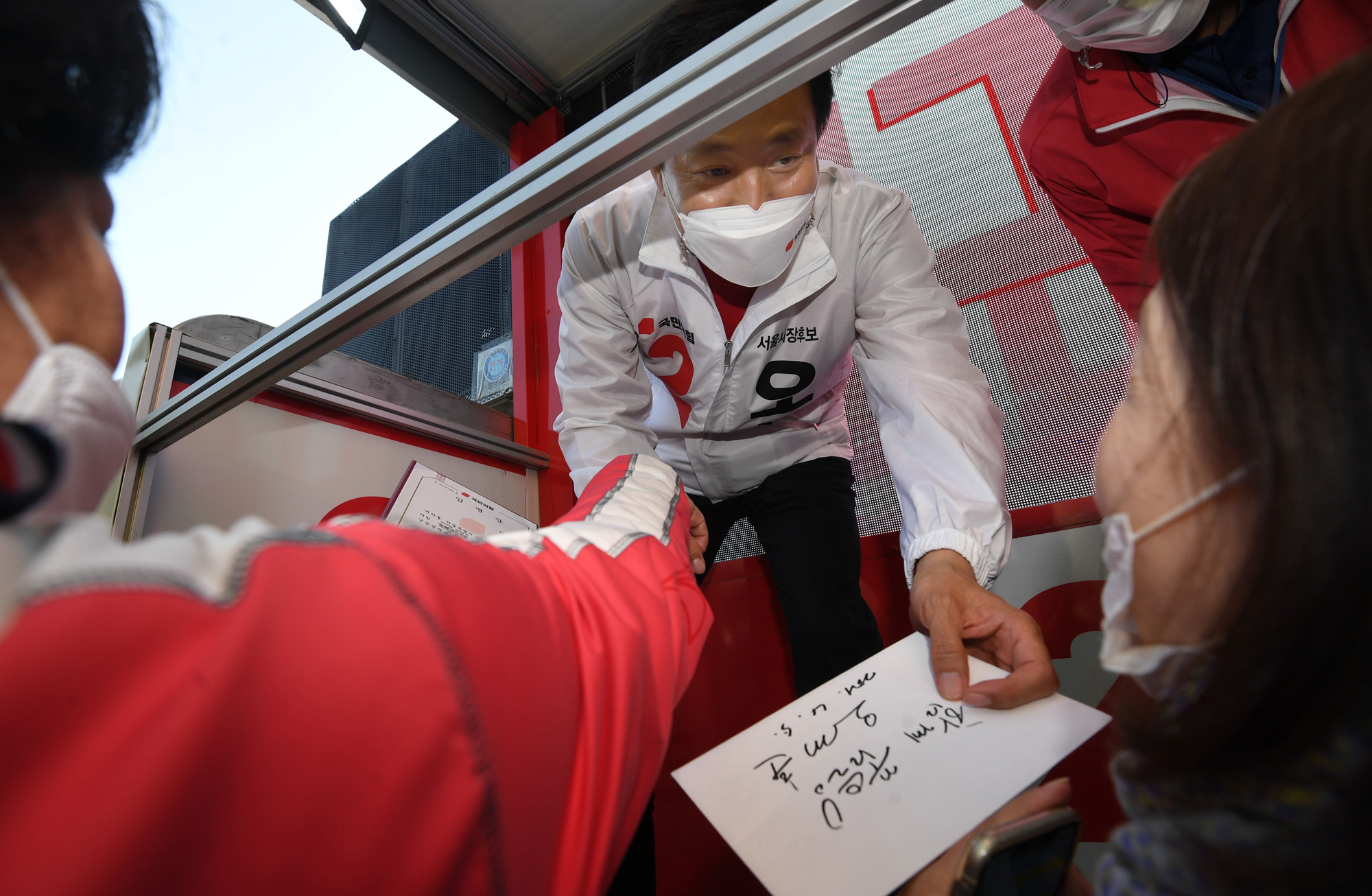 정치;국회;서울시장후보;오세훈;등촌역유세오세훈