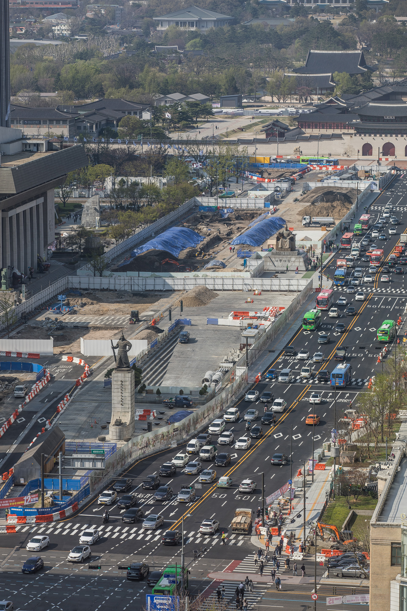 사회;건설;광화문광장;광화문광장공사