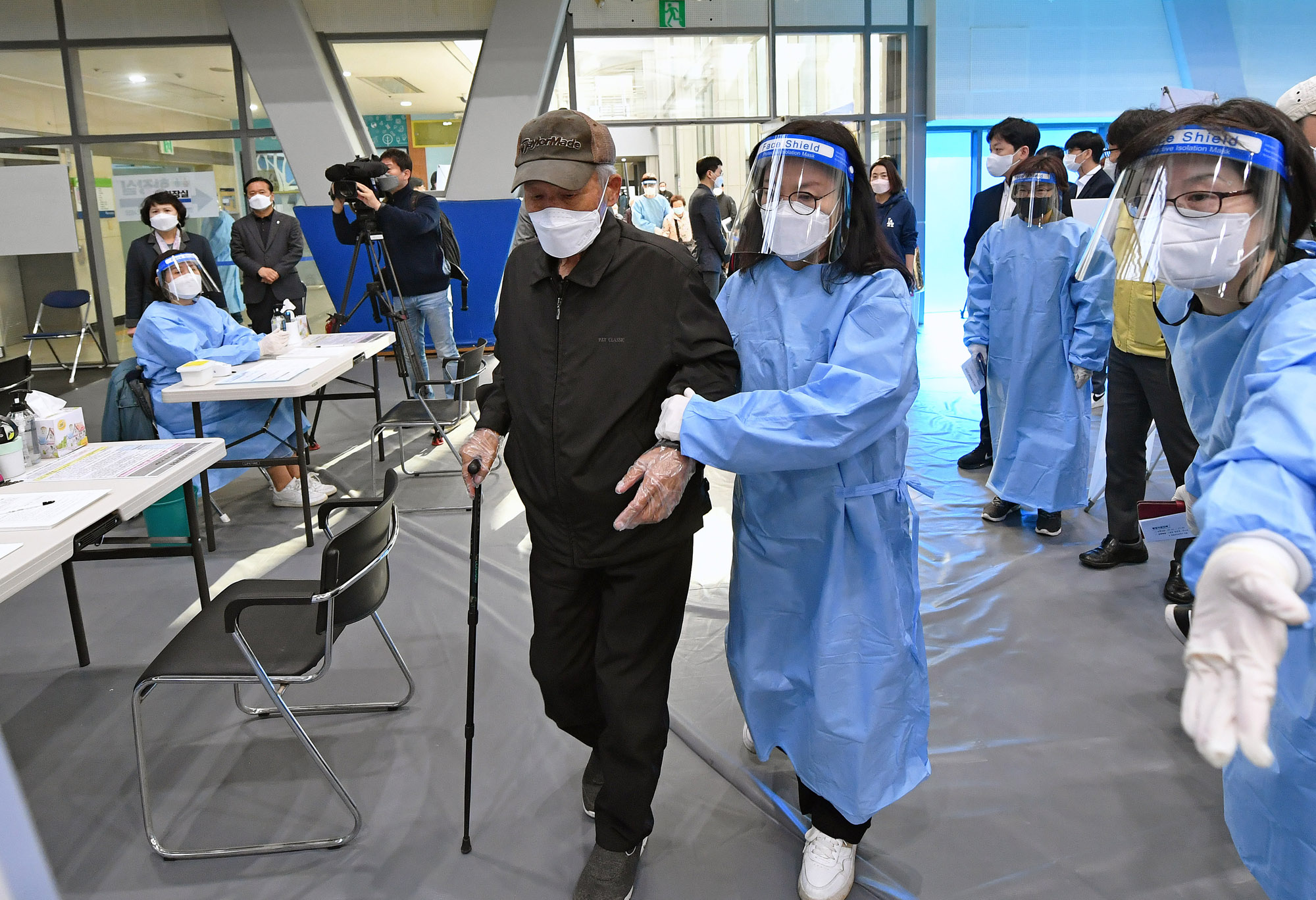 백신접종;노인백신;코로나백신