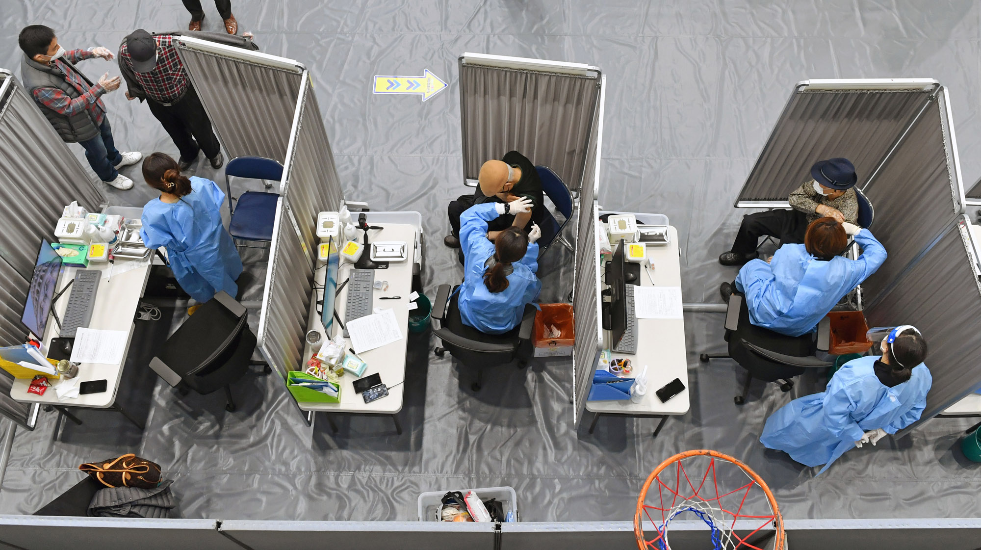 백신접종;노인백신;코로나백신