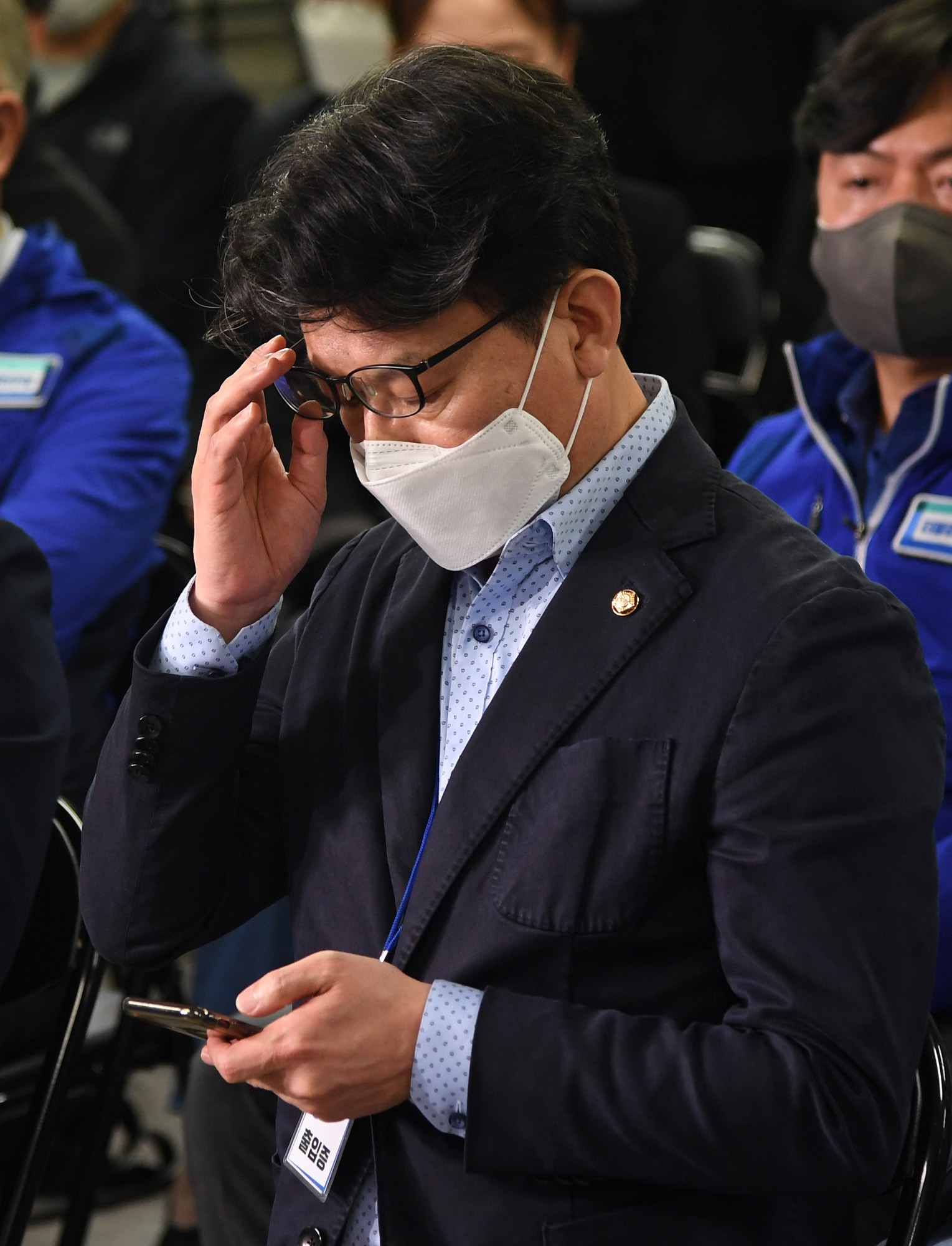 정치;정당;더불어민주당;상황실