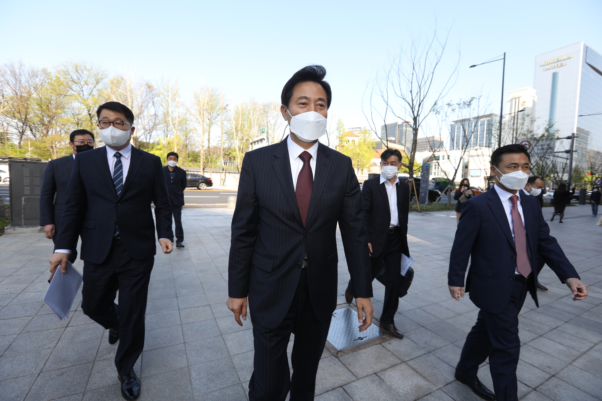 오세훈 서울시장 출근