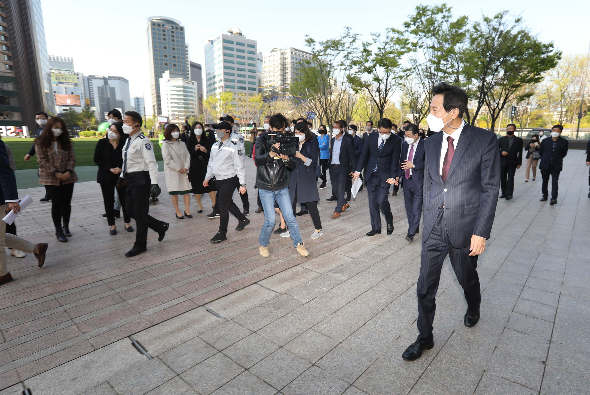 오세훈 서울시장 출근