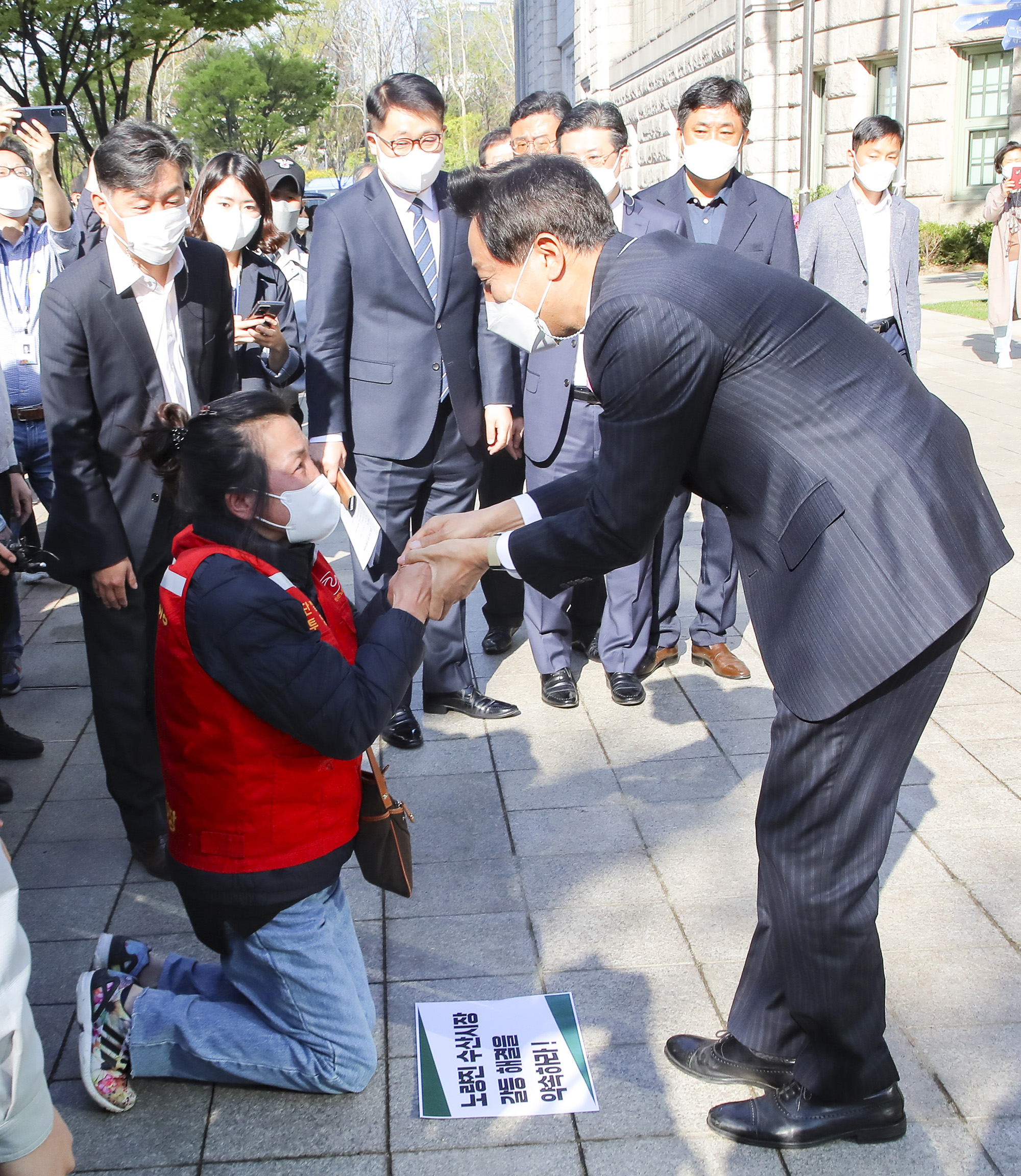 오세훈 서울시장 출근