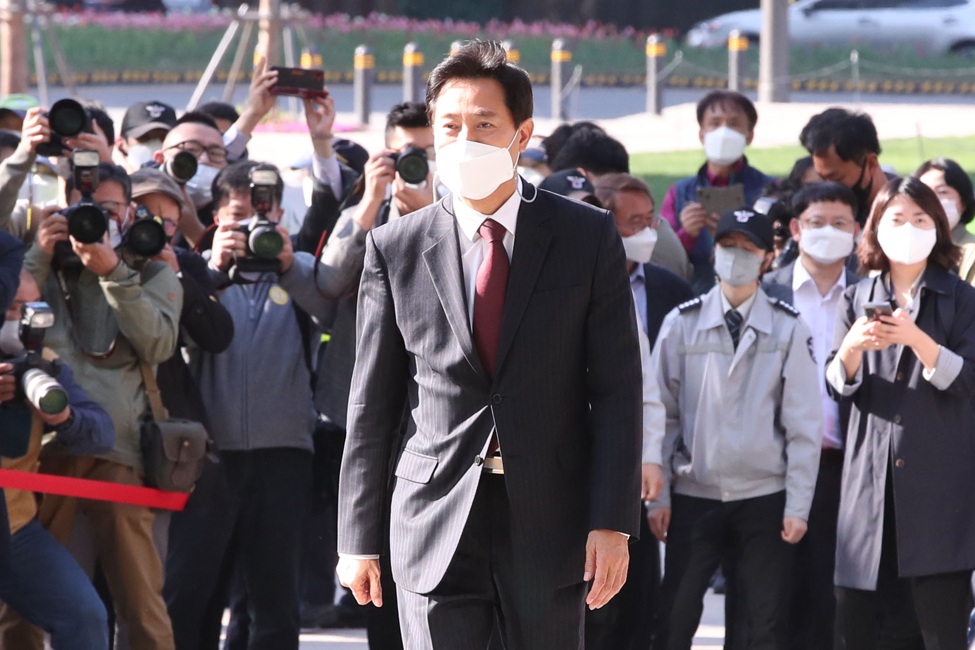 오세훈 서울시장 출근